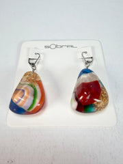Sobral - Past Present "Gloria" Resin Earrings ( 003260 )