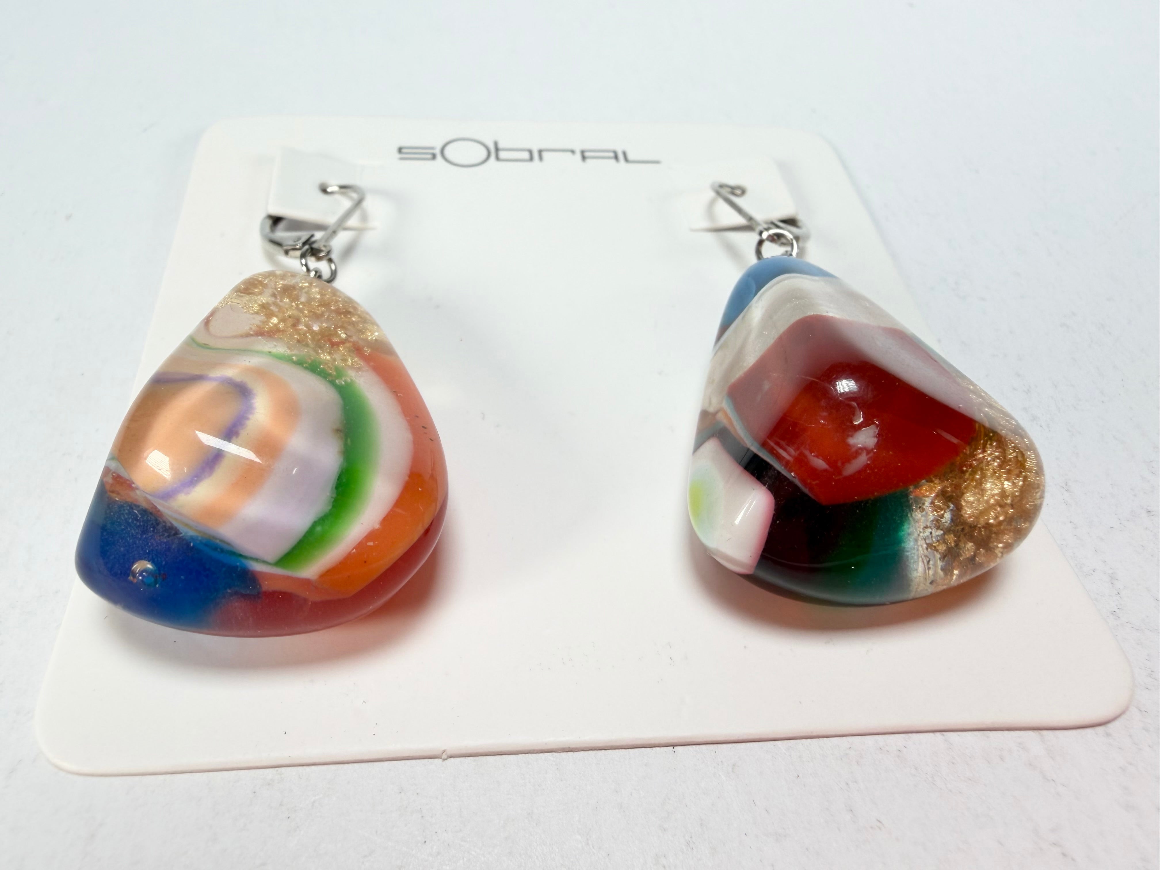 Sobral - Past Present "Gloria" Resin Earrings ( 003260 )