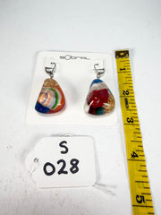 Sobral - Past Present "Gloria" Resin Earrings ( 003260 )