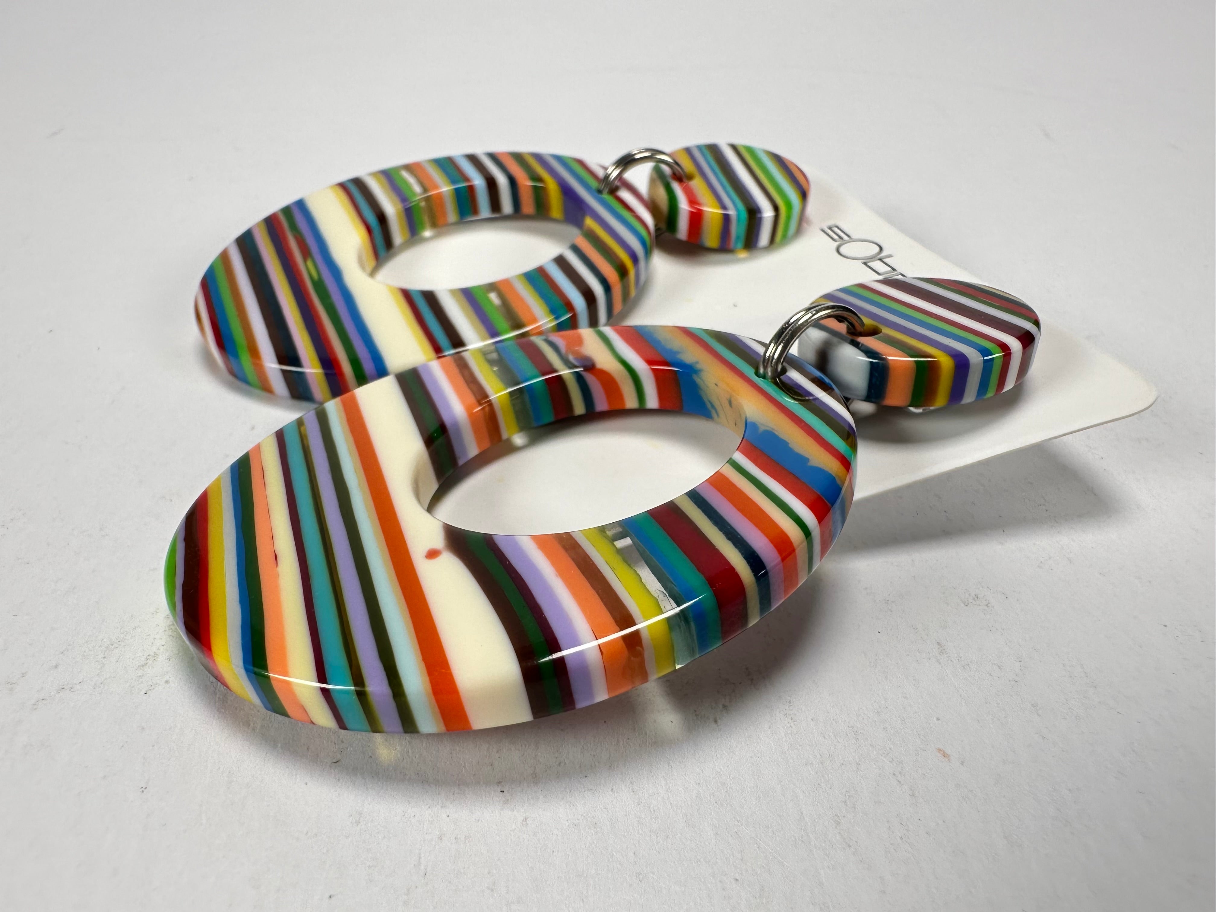 Sobral - Pop Art "Gizelle" Resin Earrings ( 000121 )