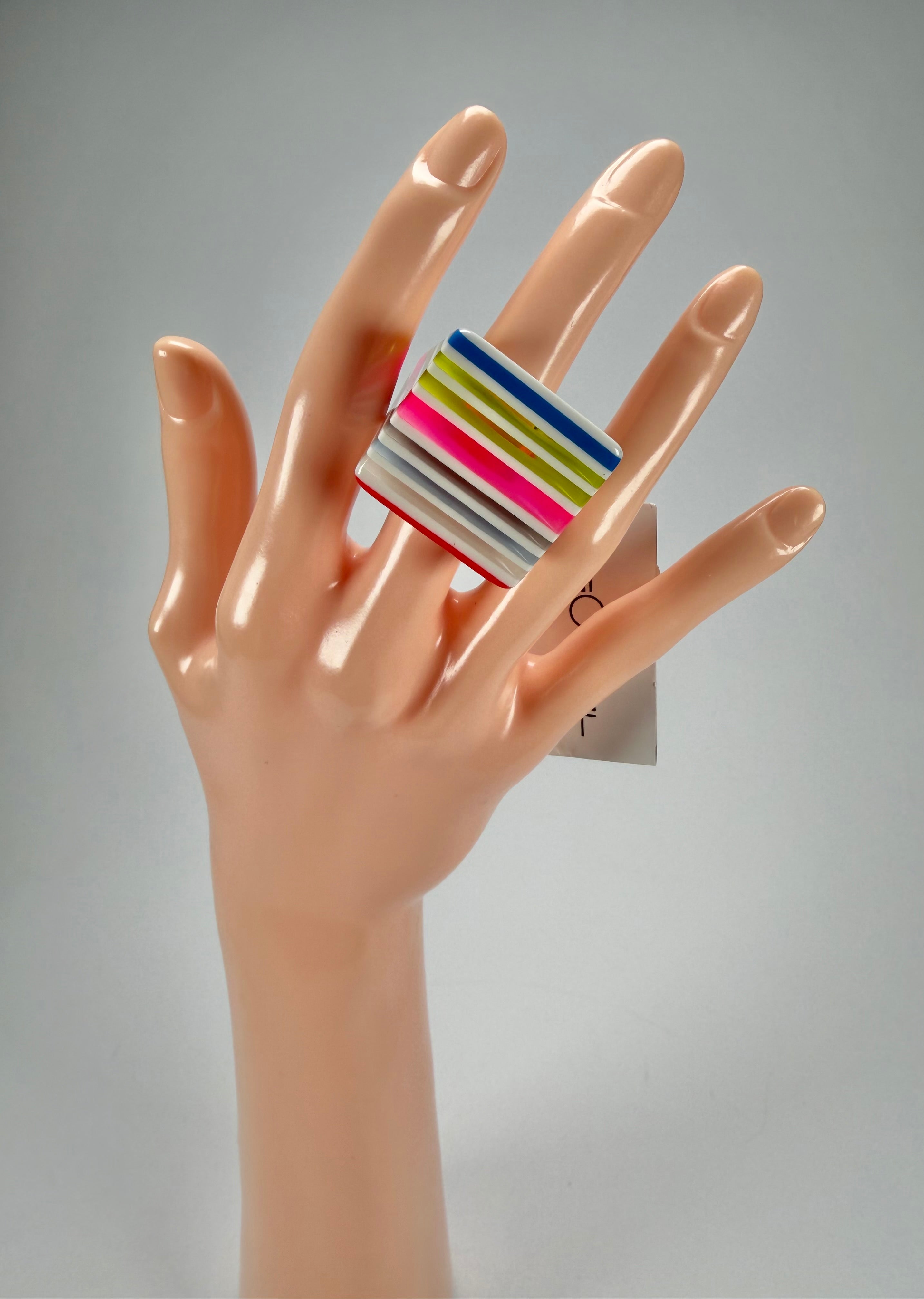 Sobral - Candy Pop "Fizz" Resin Ring ( 005400 ) - Size UK S / US 9