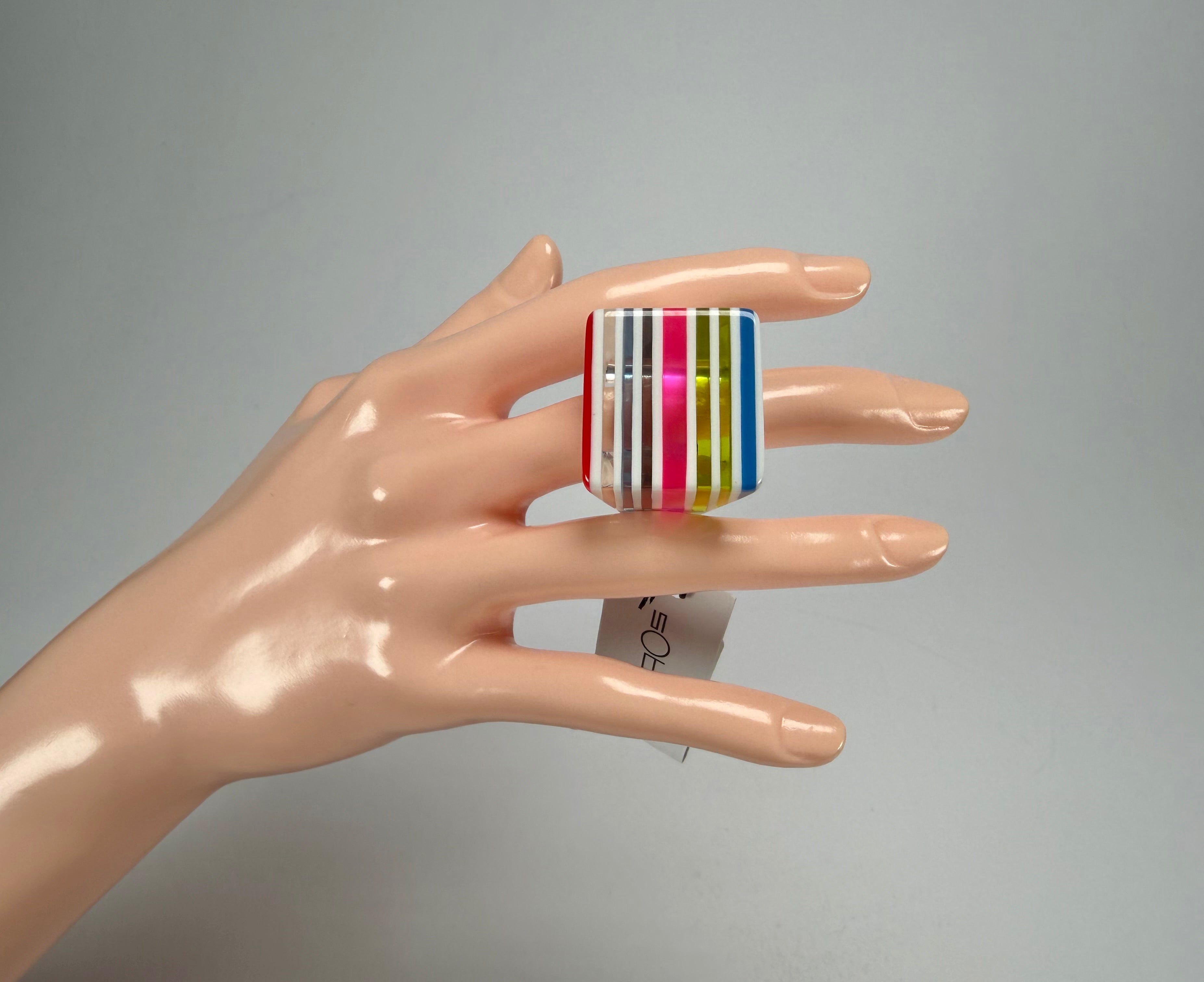 Sobral - Candy Pop "Fizz" Resin Ring ( 005400 ) - Size UK S / US 9