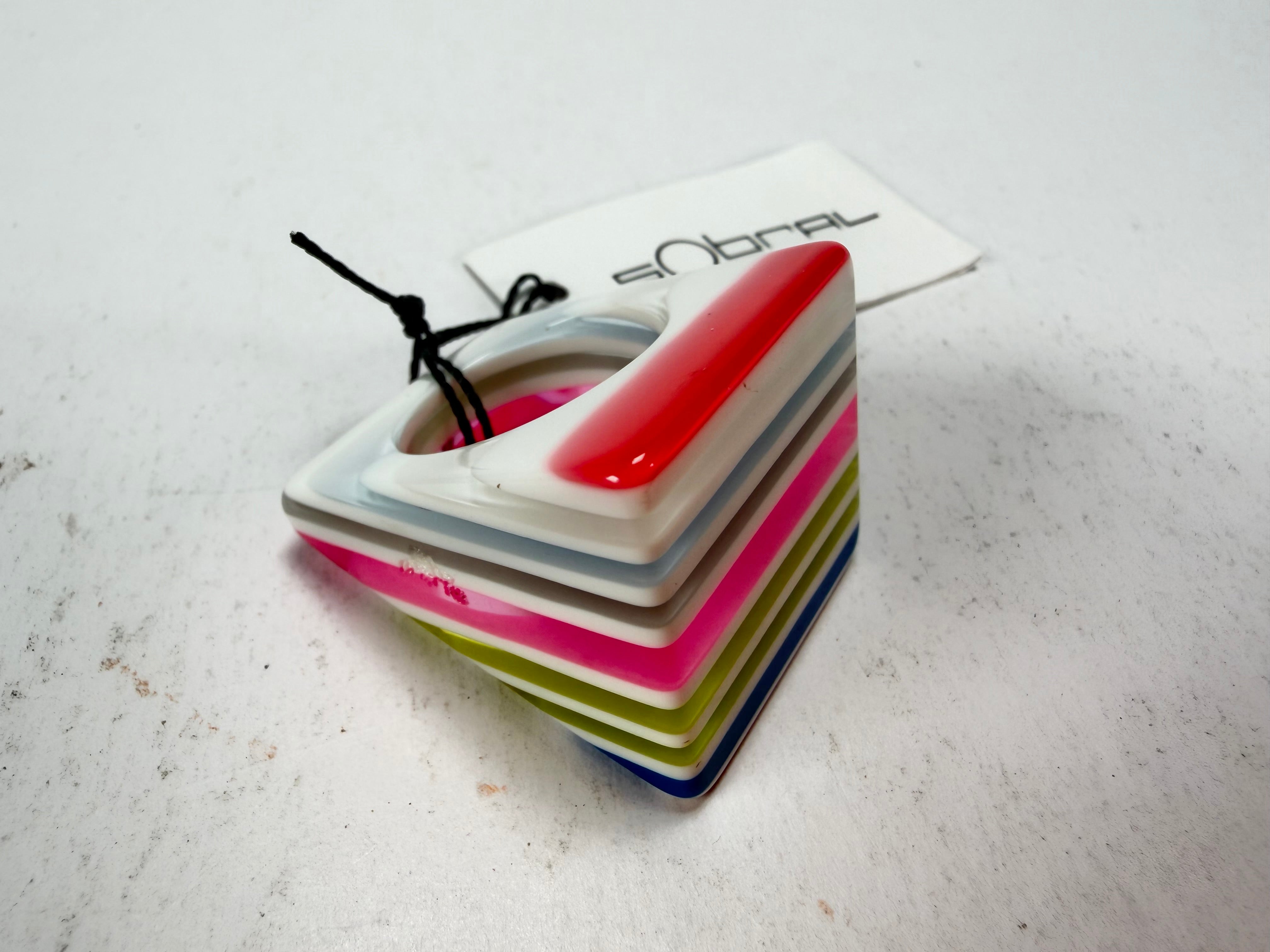 Sobral - Candy Pop "Fizz" Resin Ring ( 005400 ) - Size UK S / US 9