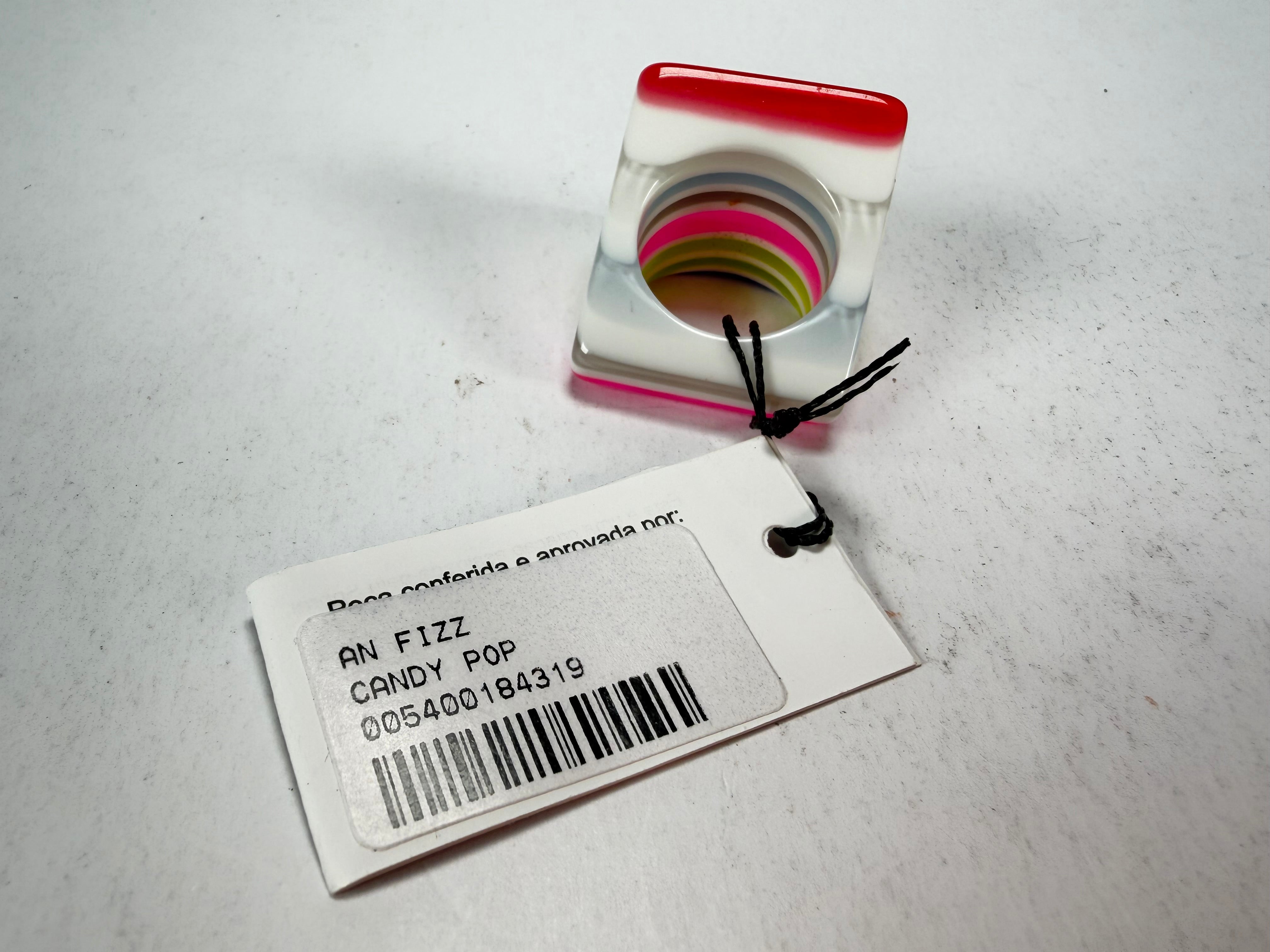 Sobral - Candy Pop "Fizz" Resin Ring ( 005400 ) - Size UK S / US 9
