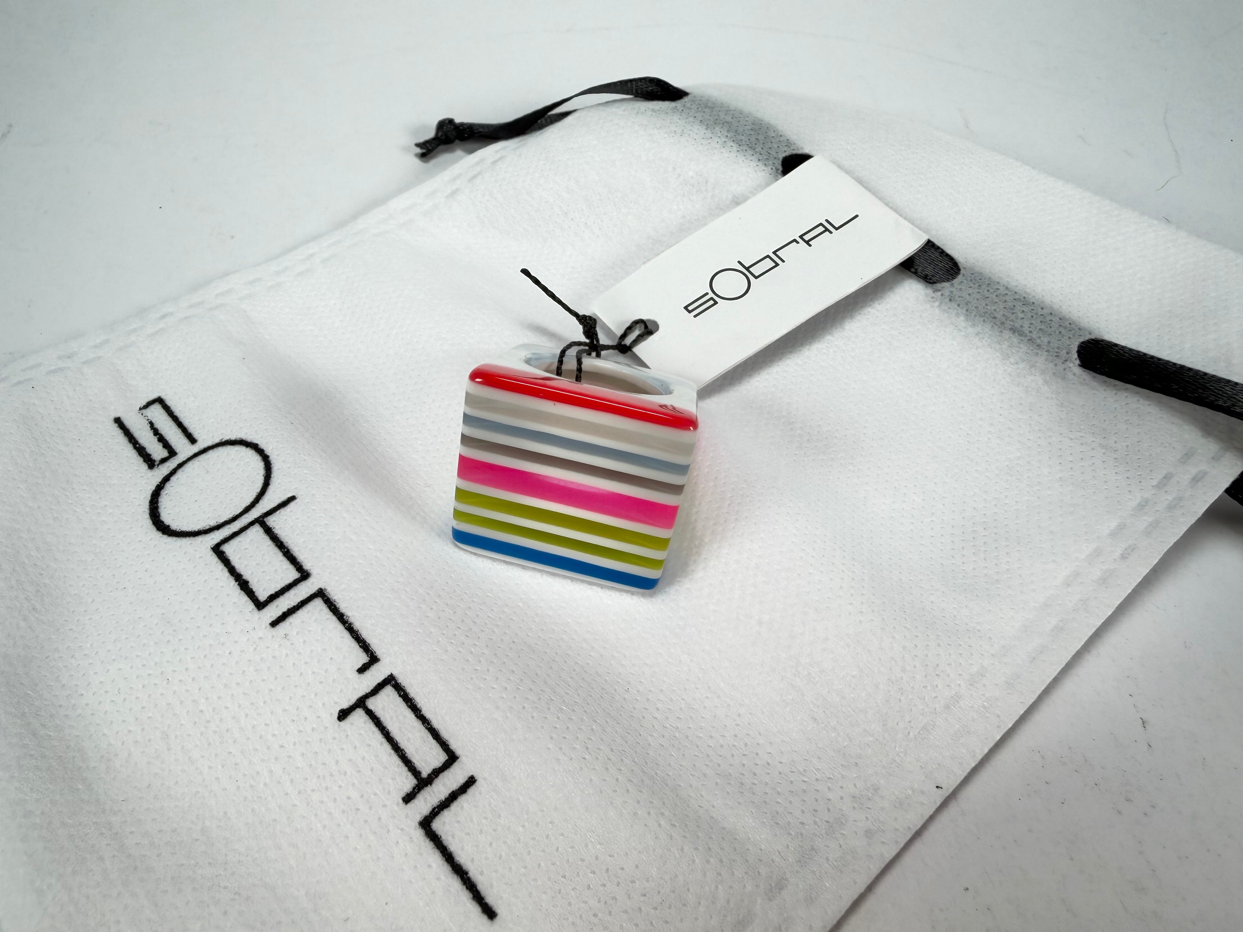 Sobral - Candy Pop "Fizz" Resin Ring ( 005400 ) - Size UK S / US 9