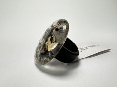 Sobral - Seweed "Poesia Efeito" Resin Ring ( 003597 ) - Size UK N / US 6.5