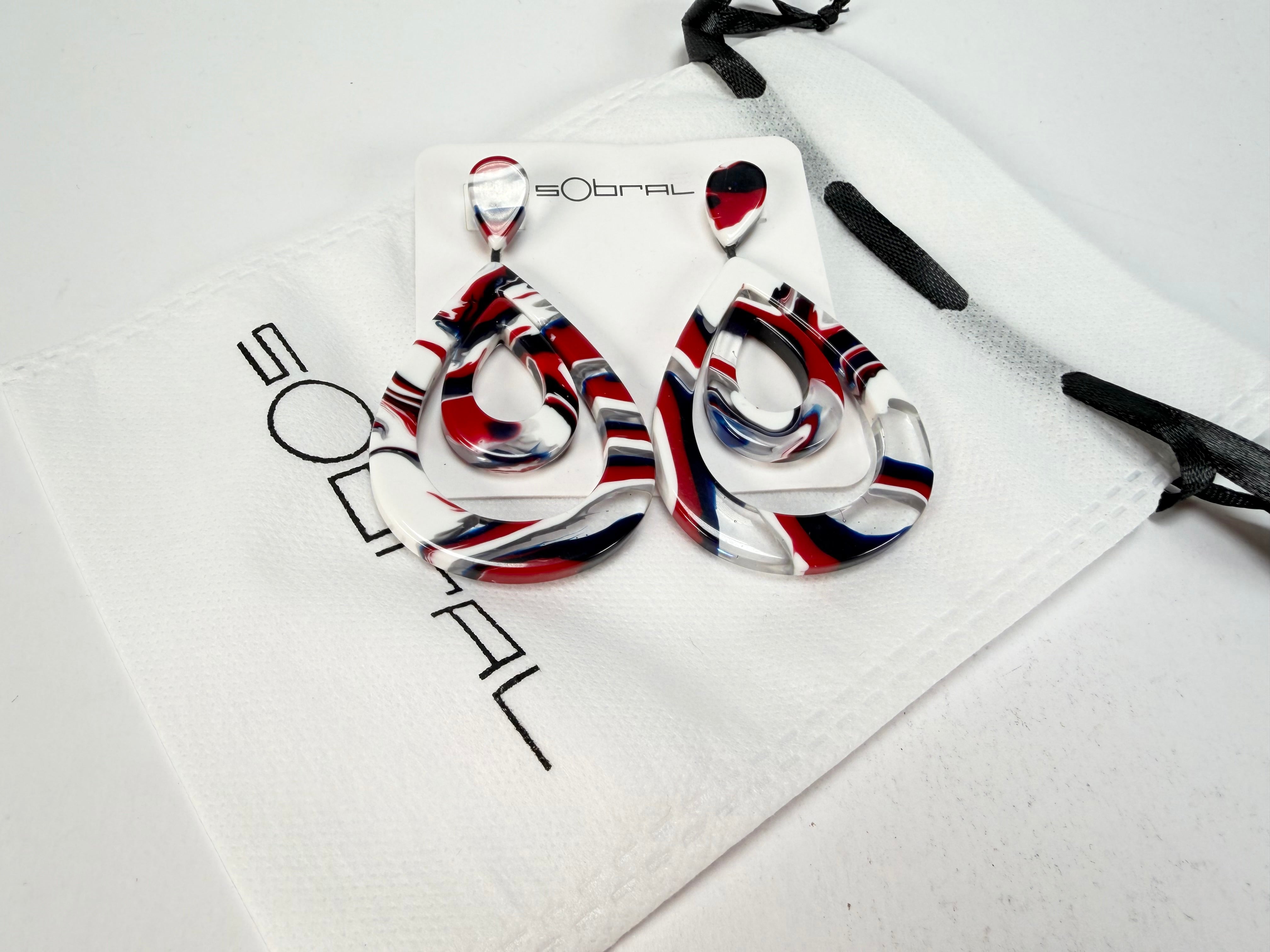 Sobral - Marianne "Sueli" Resin Earrings ( 005365 )