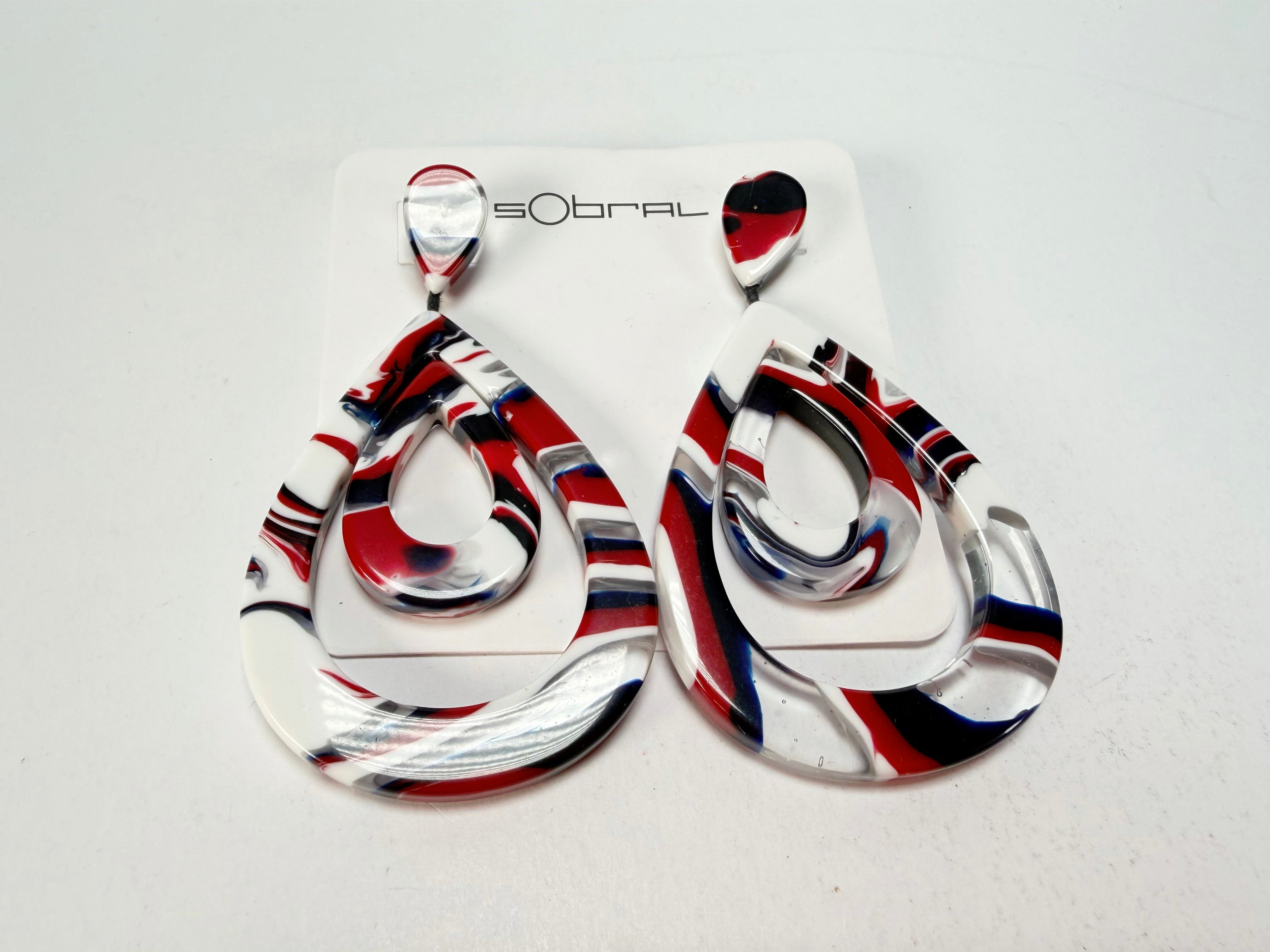 Sobral - Marianne "Sueli" Resin Earrings ( 005365 )