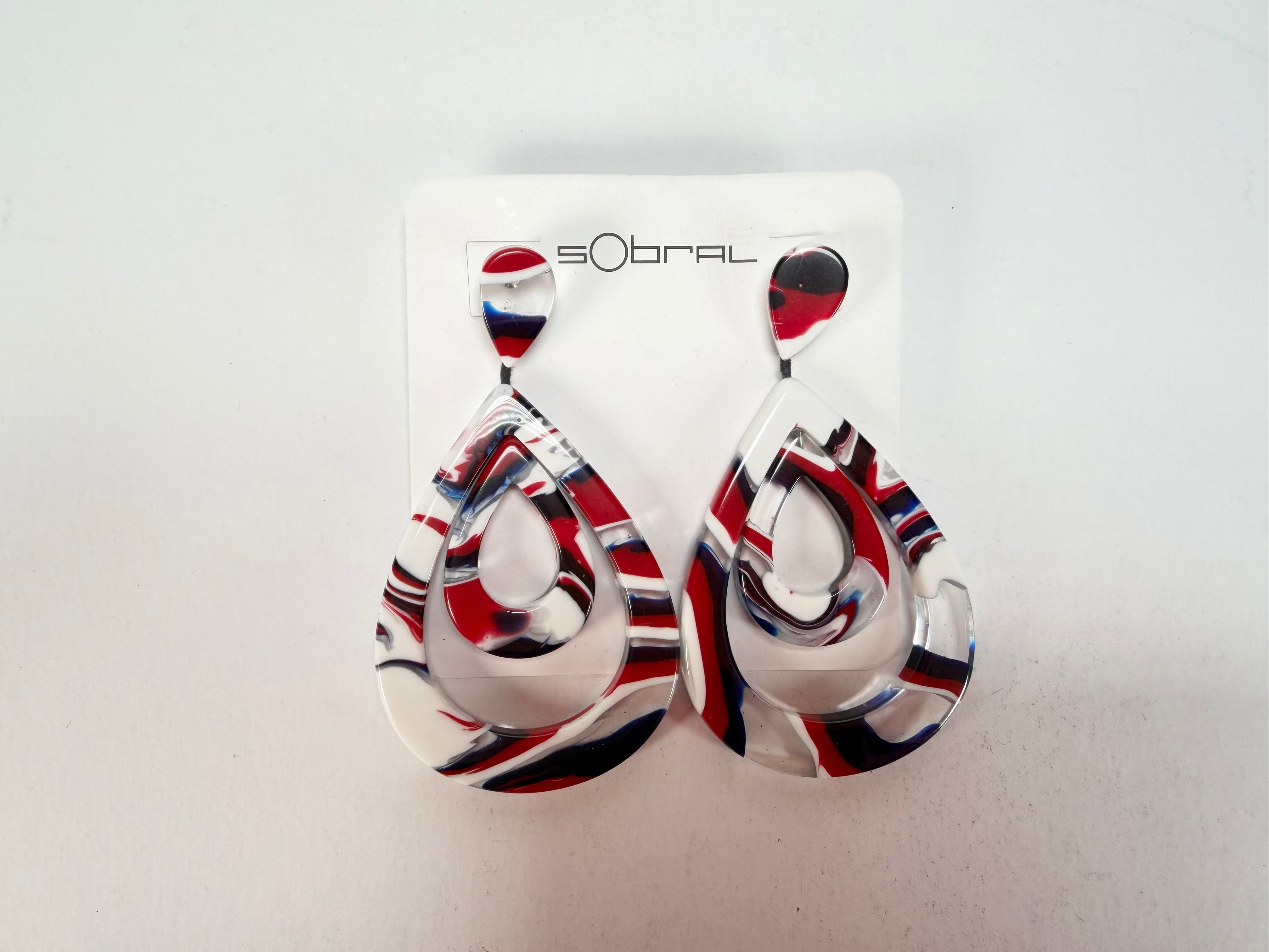 Sobral - Marianne "Sueli" Resin Earrings ( 005365 )