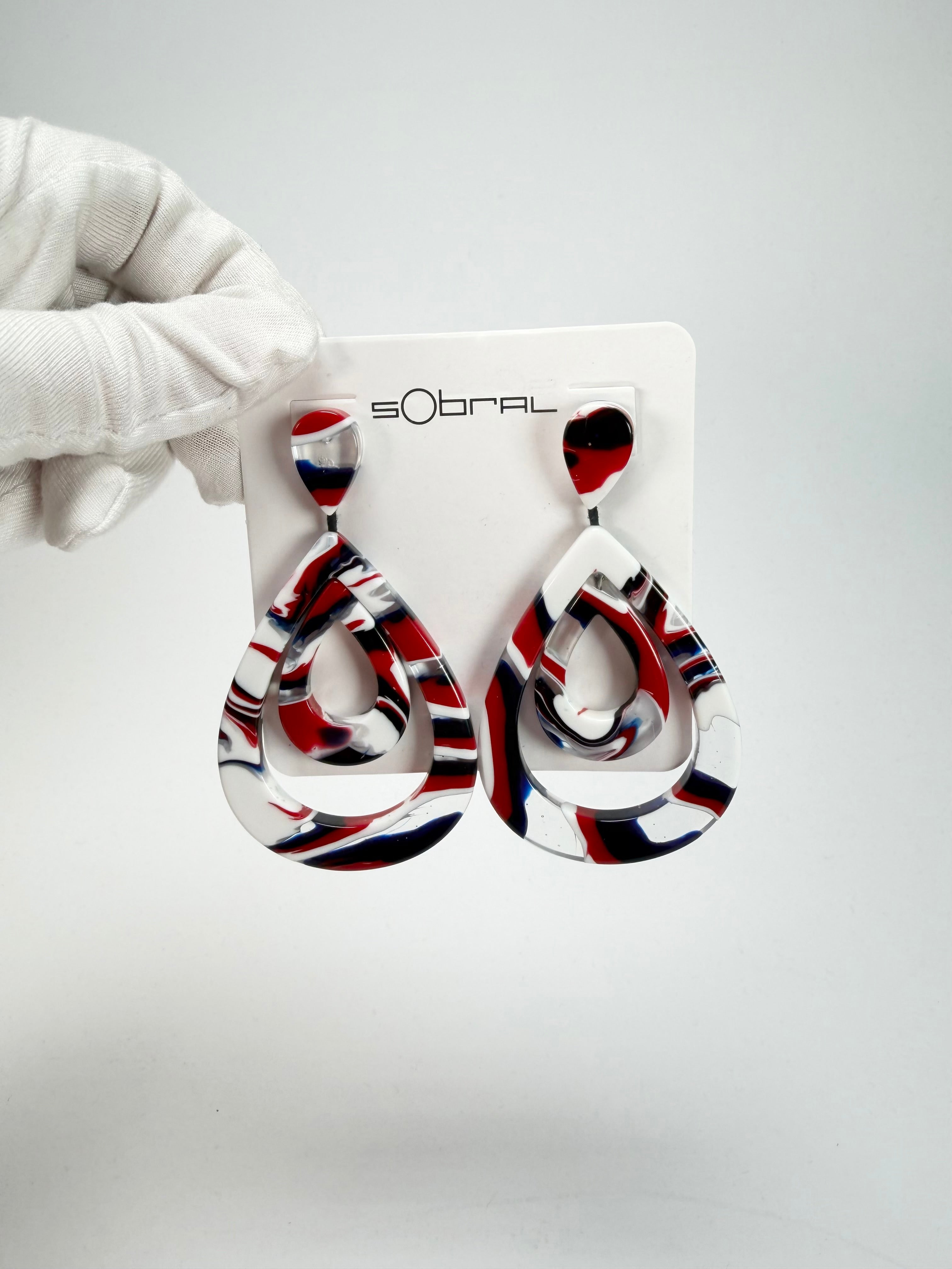 Sobral - Marianne "Sueli" Resin Earrings ( 005365 )