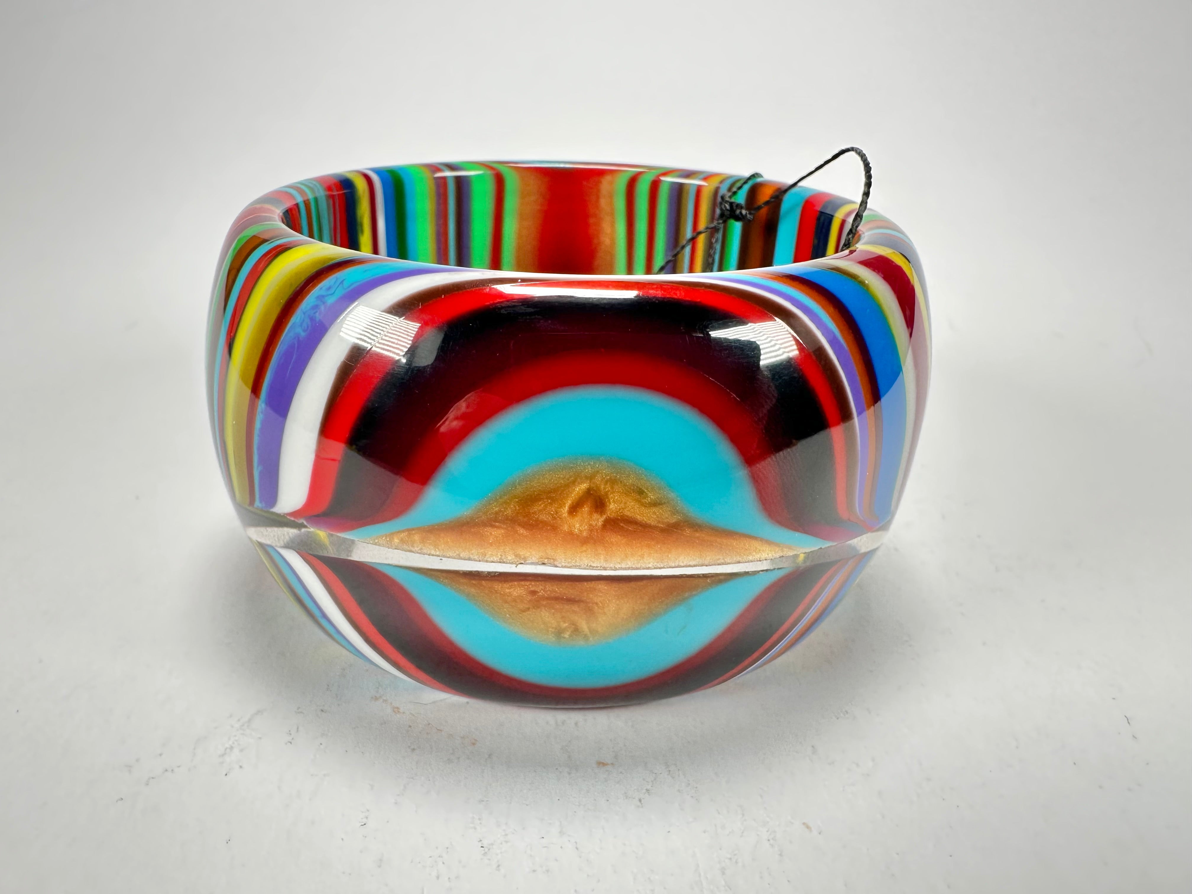 Sobral - Pop Art "PB 50" Solid Resin Bangle ( 000932 )