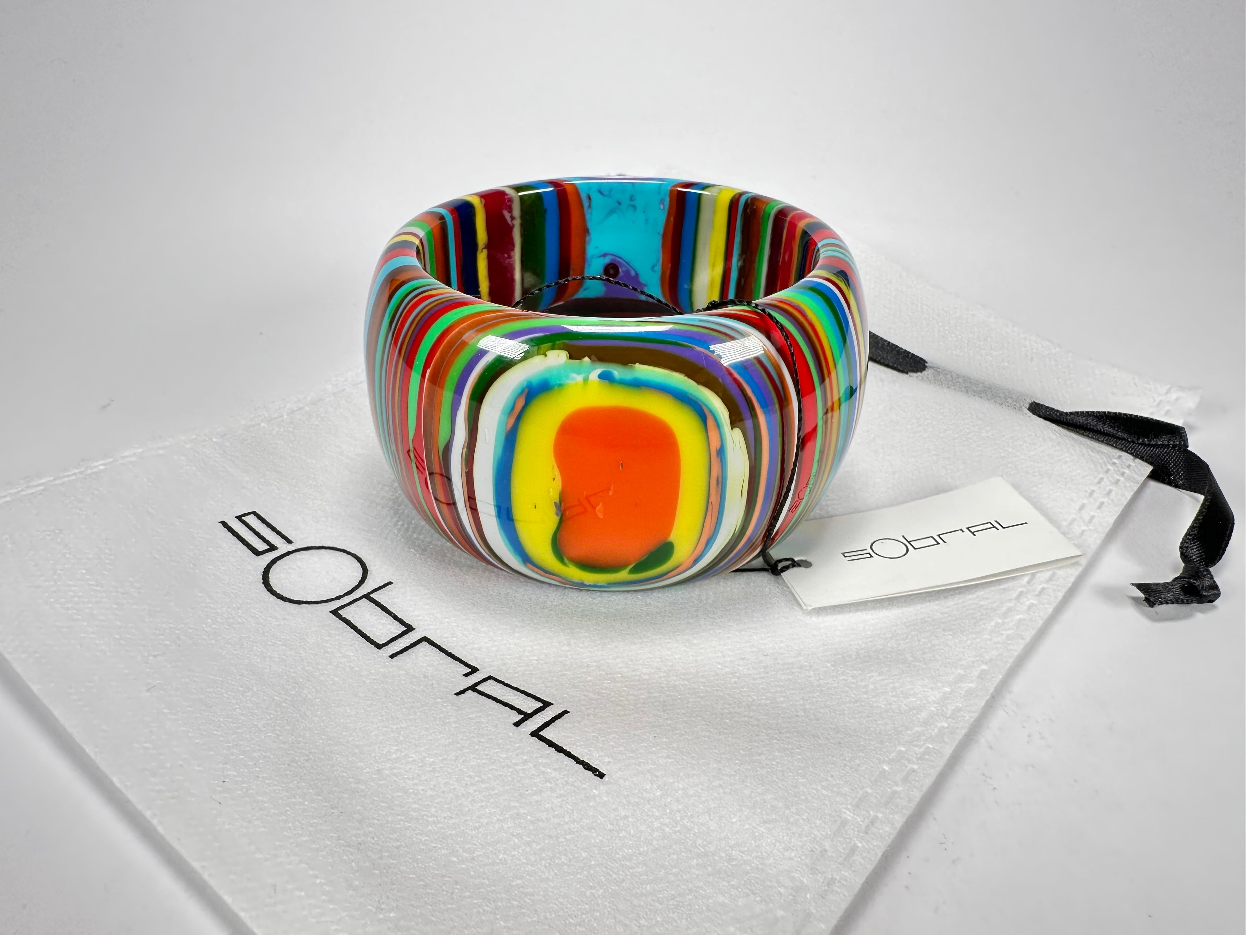 Sobral - Pop Art "PB 50" Solid Resin Bangle ( 000932 )
