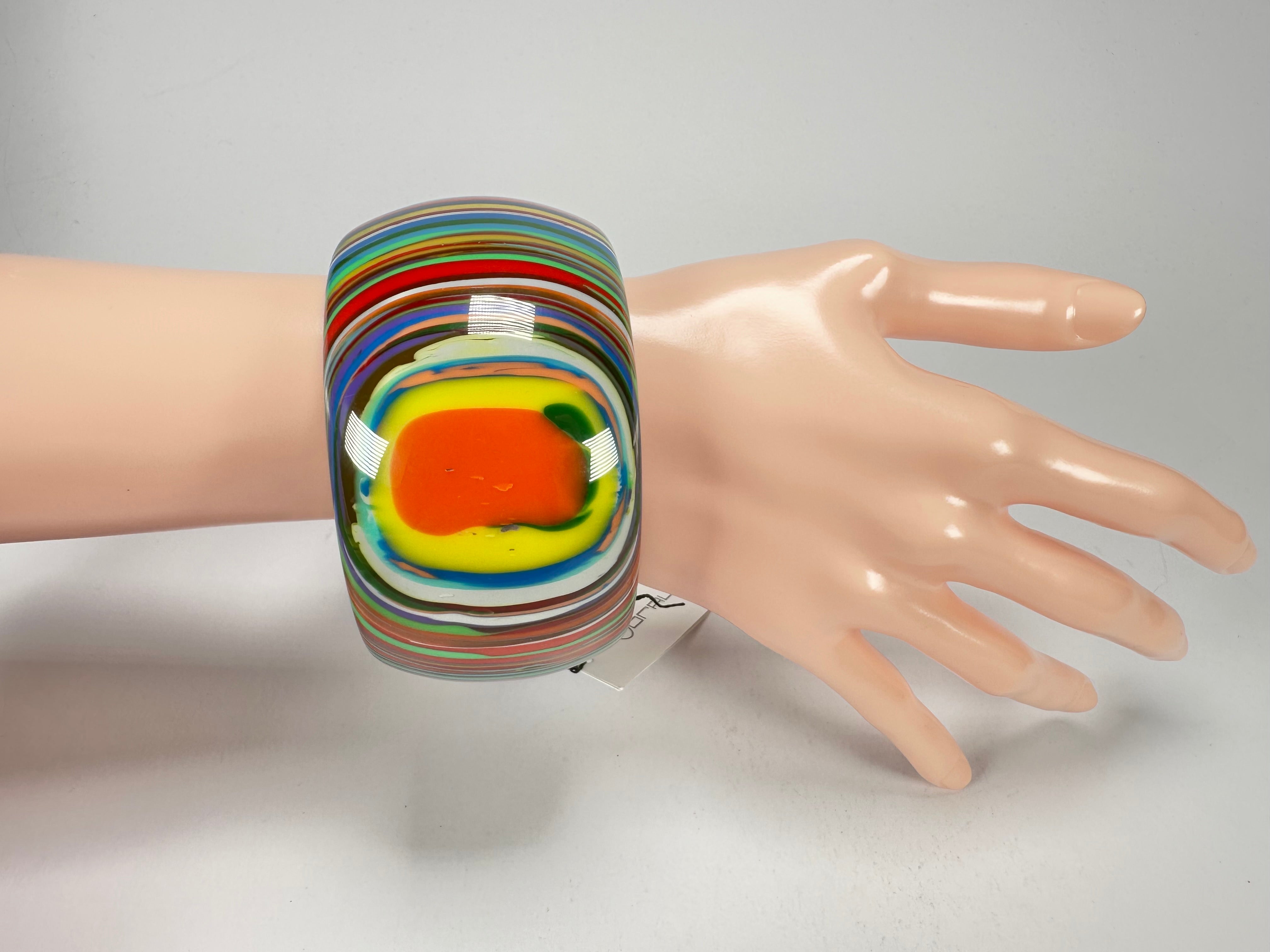 Sobral - Pop Art "PB 50" Solid Resin Bangle ( 000932 )