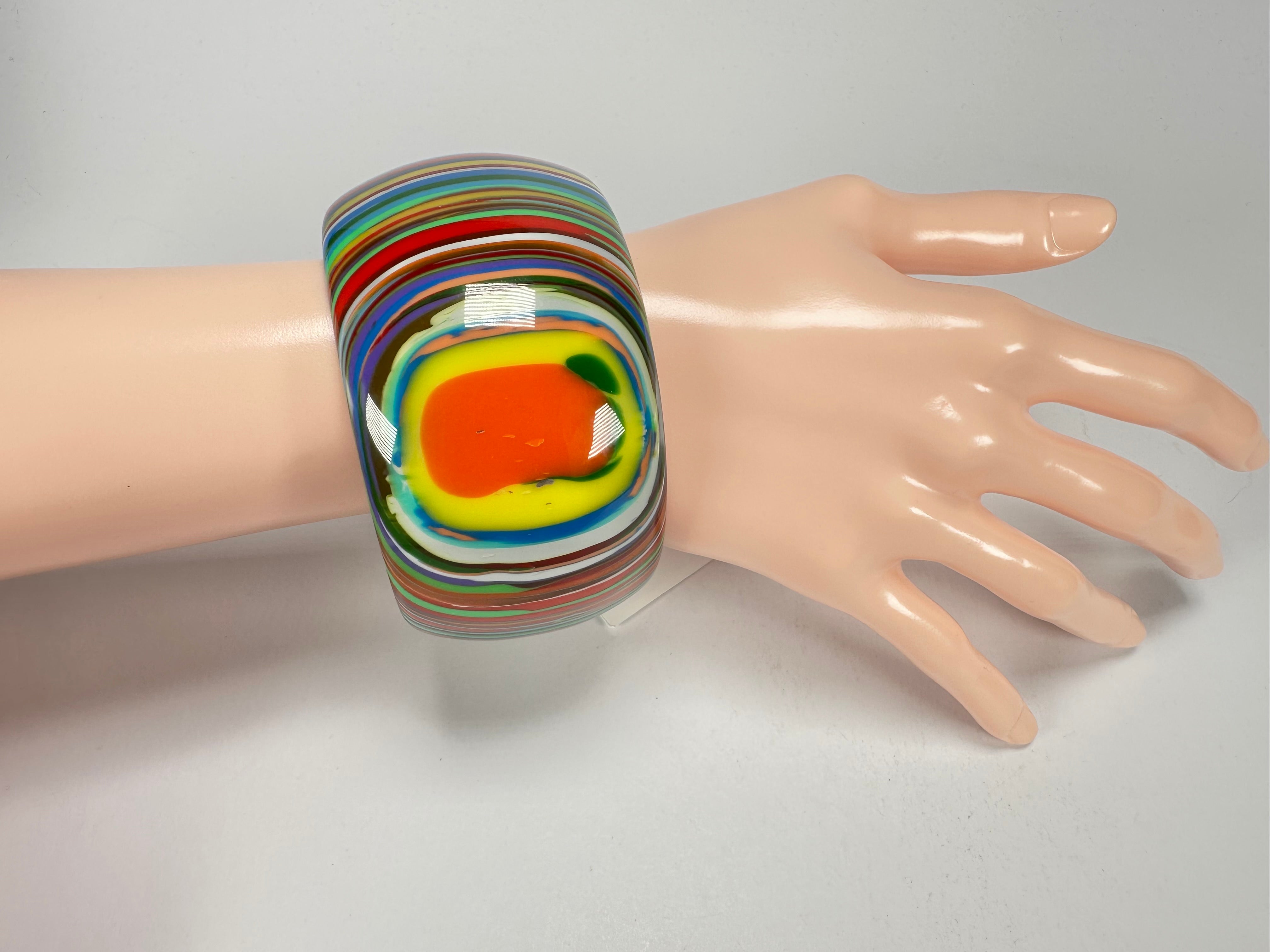 Sobral - Pop Art "PB 50" Solid Resin Bangle ( 000932 )