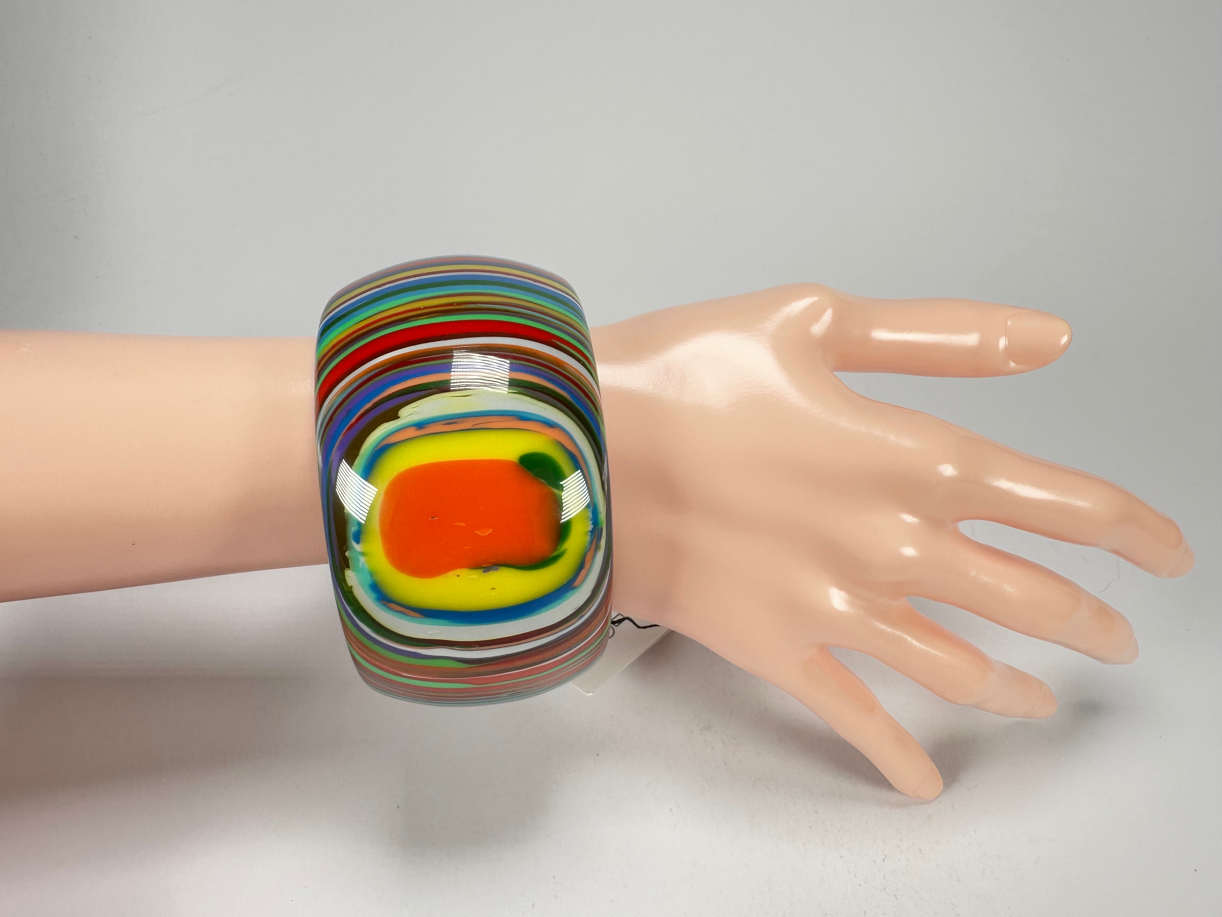 Sobral - Pop Art "PB 50" Solid Resin Bangle ( 000932 )