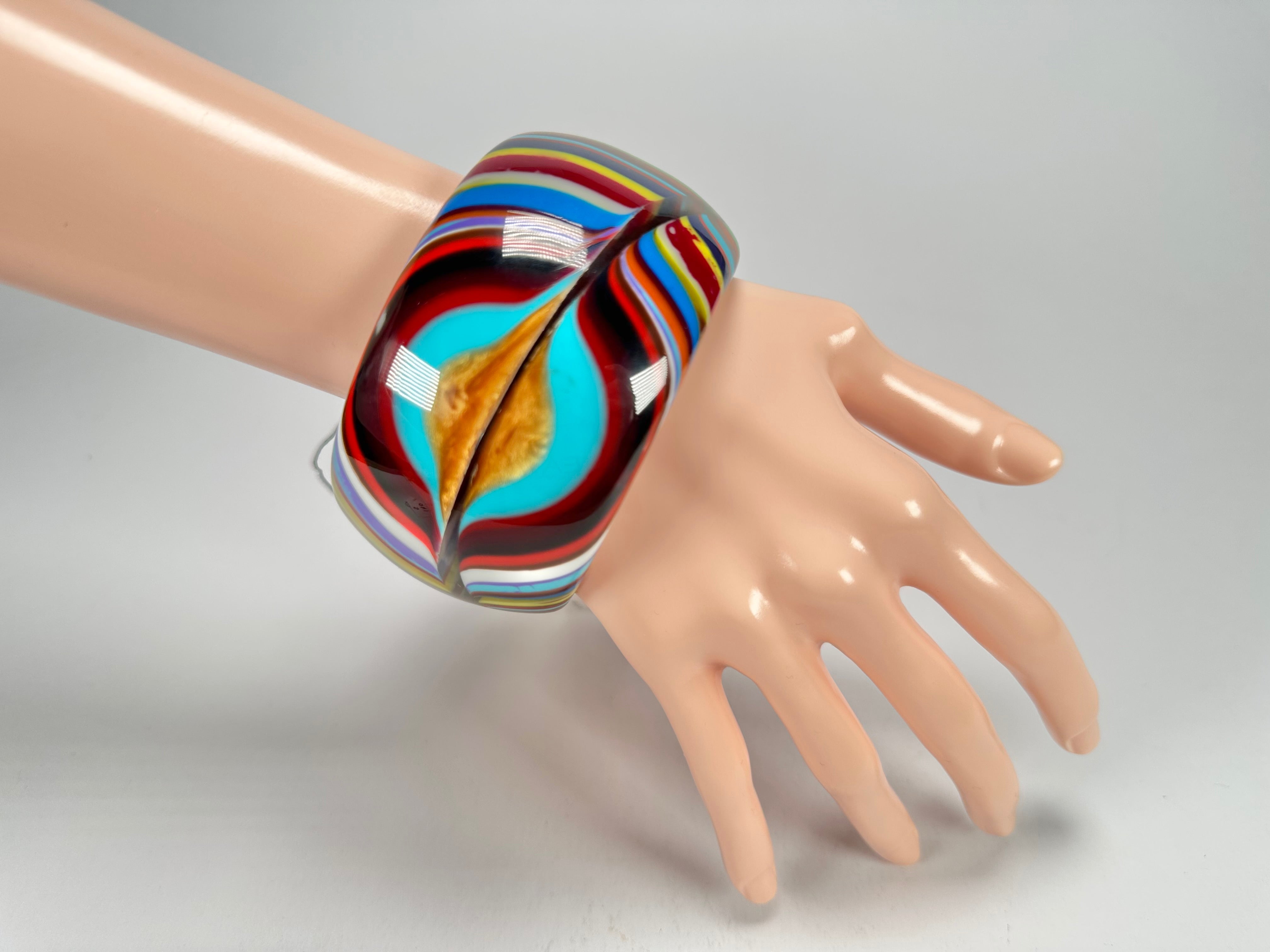 Sobral - Pop Art "PB 50" Solid Resin Bangle ( 000932 )