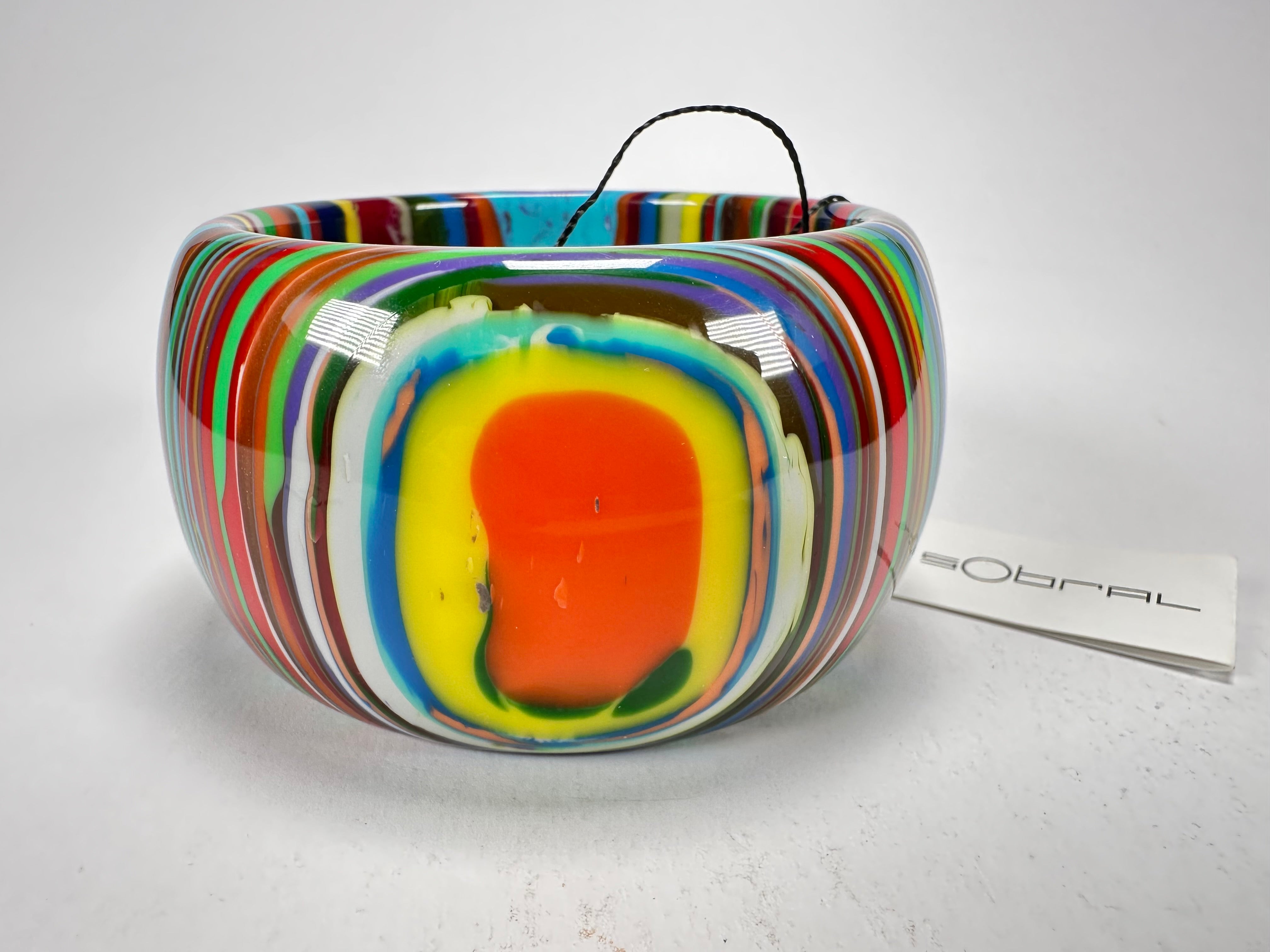 Sobral - Pop Art "PB 50" Solid Resin Bangle ( 000932 )