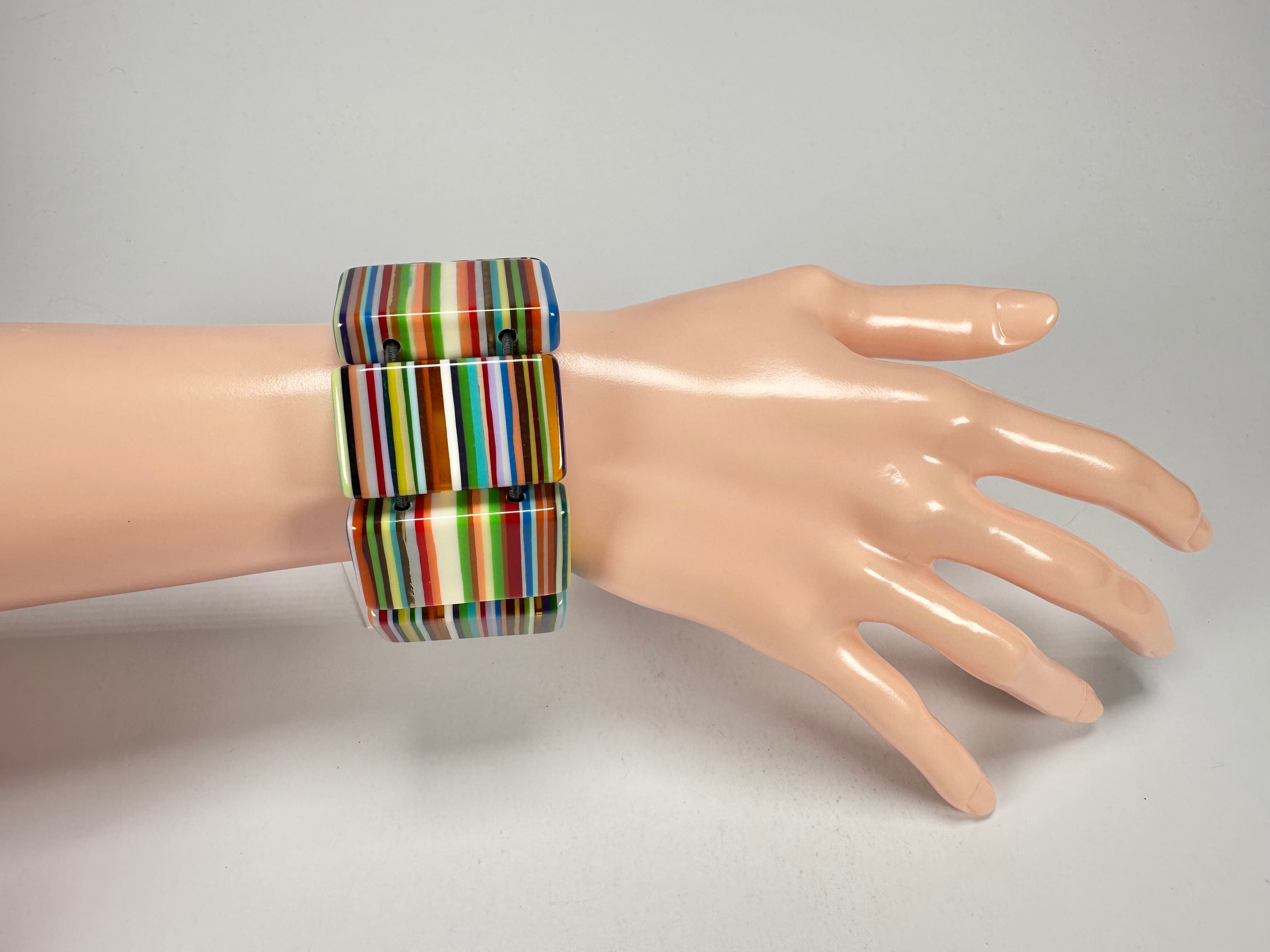 Sobral - Pop Art "8 pçs 1/2" Elasticated Resin Bracelet ( 000376 )