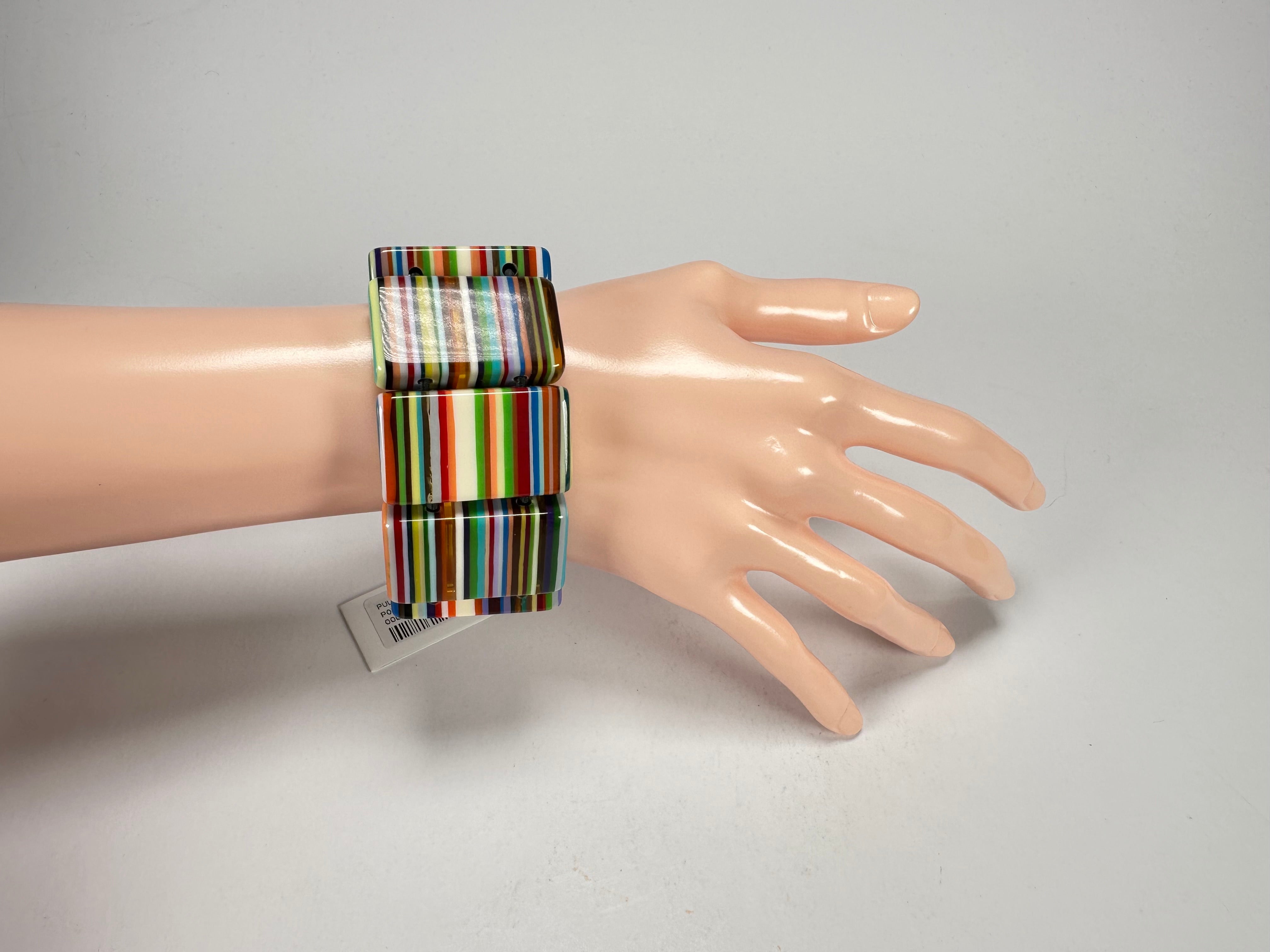 Sobral - Pop Art "8 pçs 1/2" Elasticated Resin Bracelet ( 000376 )