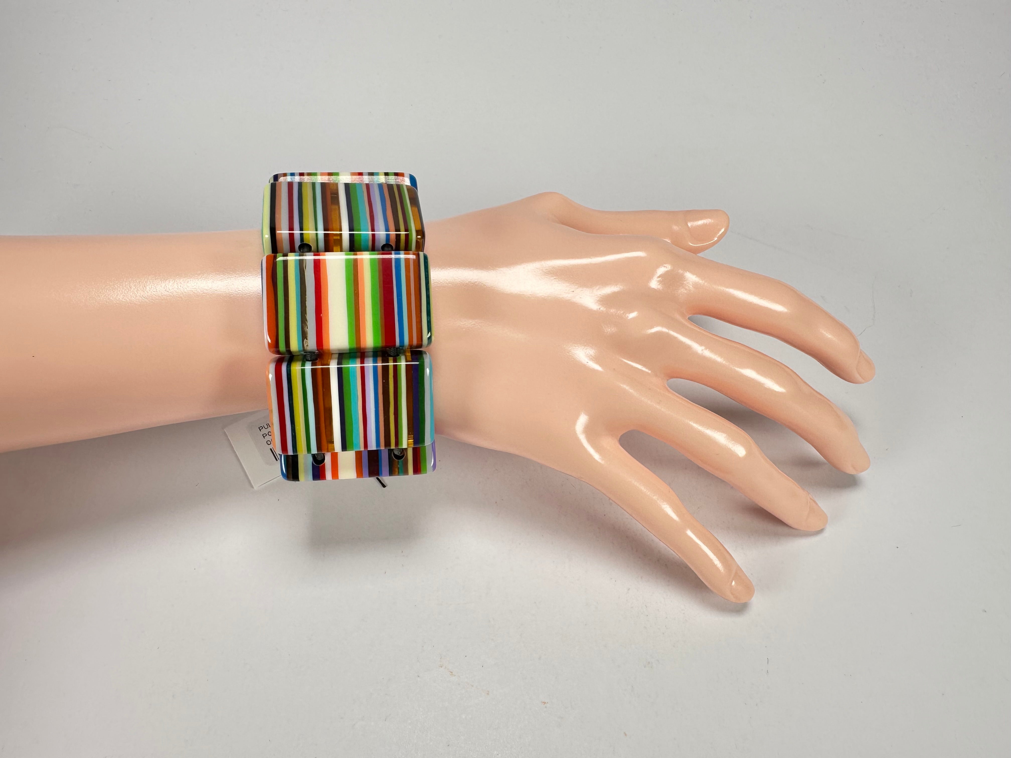 Sobral - Pop Art "8 pçs 1/2" Elasticated Resin Bracelet ( 000376 )