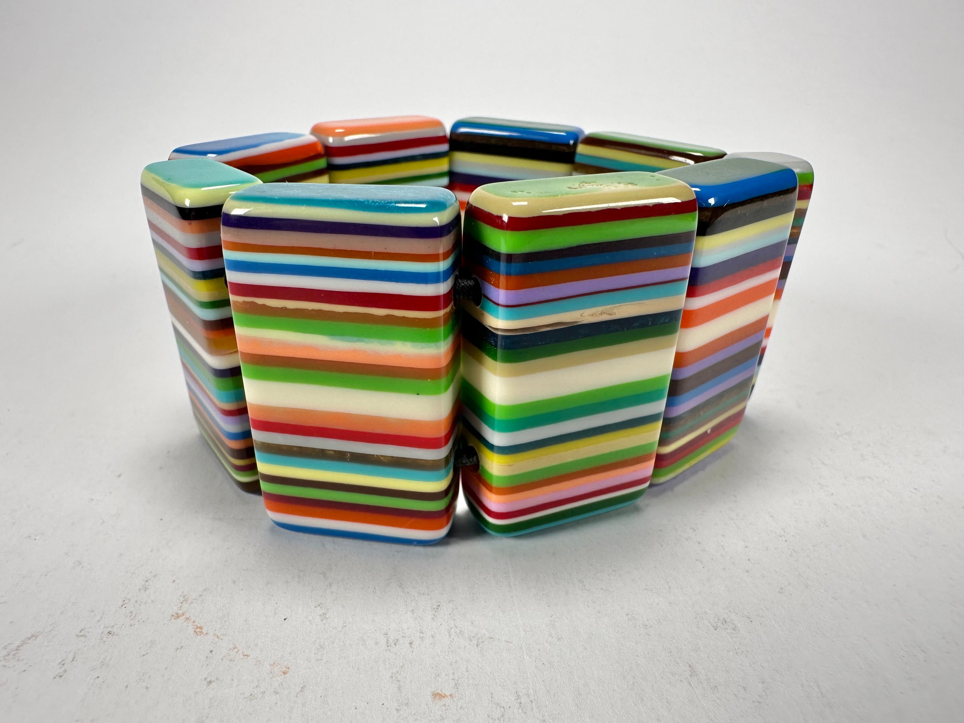Sobral - Pop Art "8 pçs 1/2" Elasticated Resin Bracelet ( 000376 )