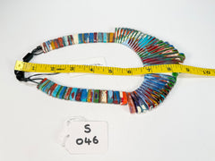 Sobral - Multi-Colour "Tupi" Pollock Resin Necklace ( 004853 )