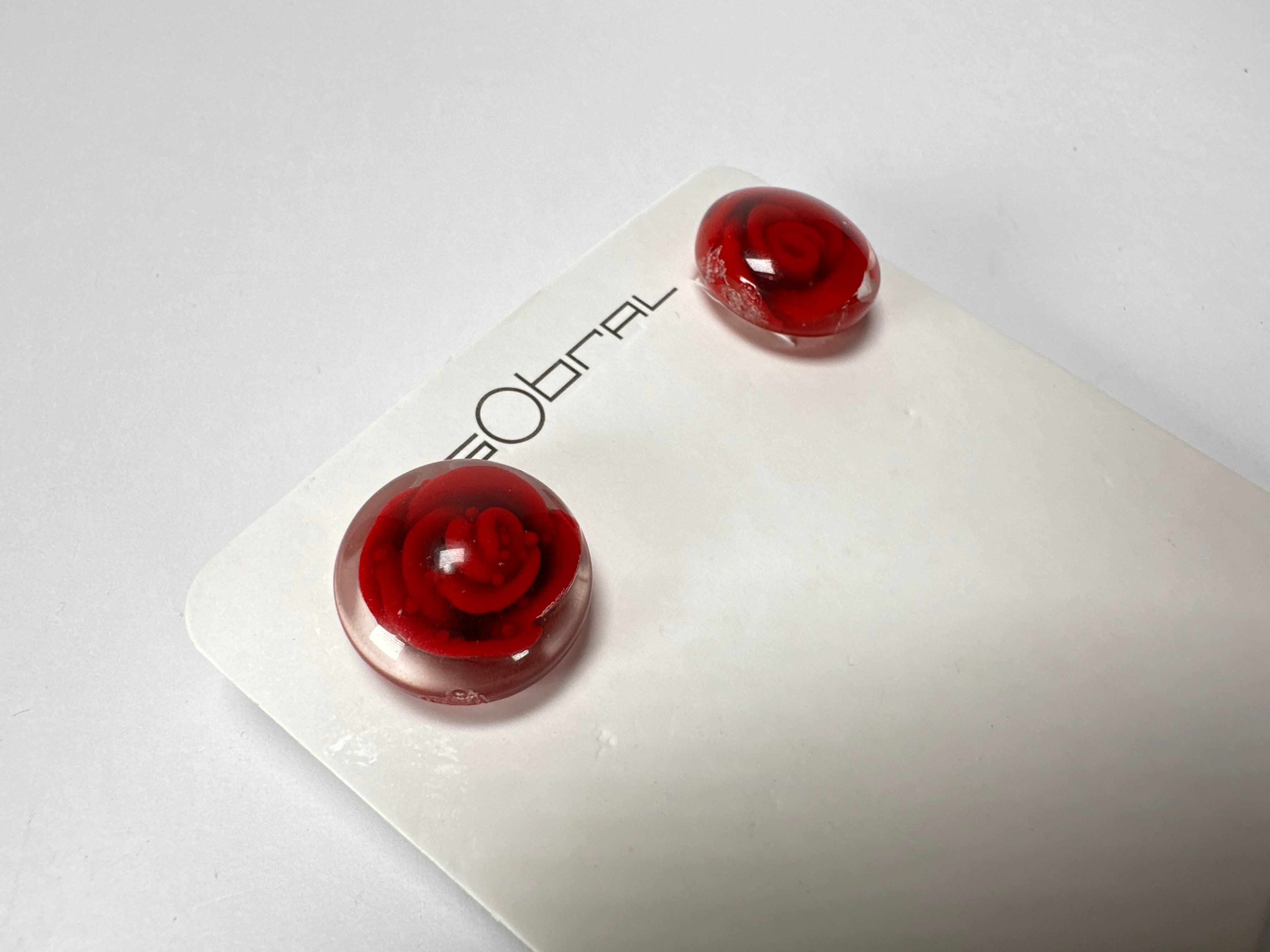 Sobral - Roses "Kalinda" Resin Earrings ( 003854 )