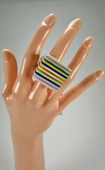 Sobral - Candy Pop "Fizz" Resin Ring ( 005400 ) - Size UK O / US 7.5