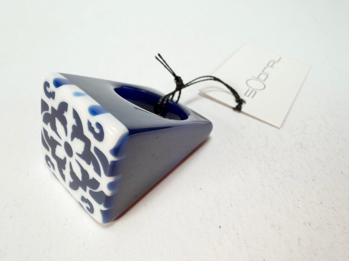 Sobral - Lisboa "Belém" Resin Ring ( 005478 ) - Size UK R / US 9