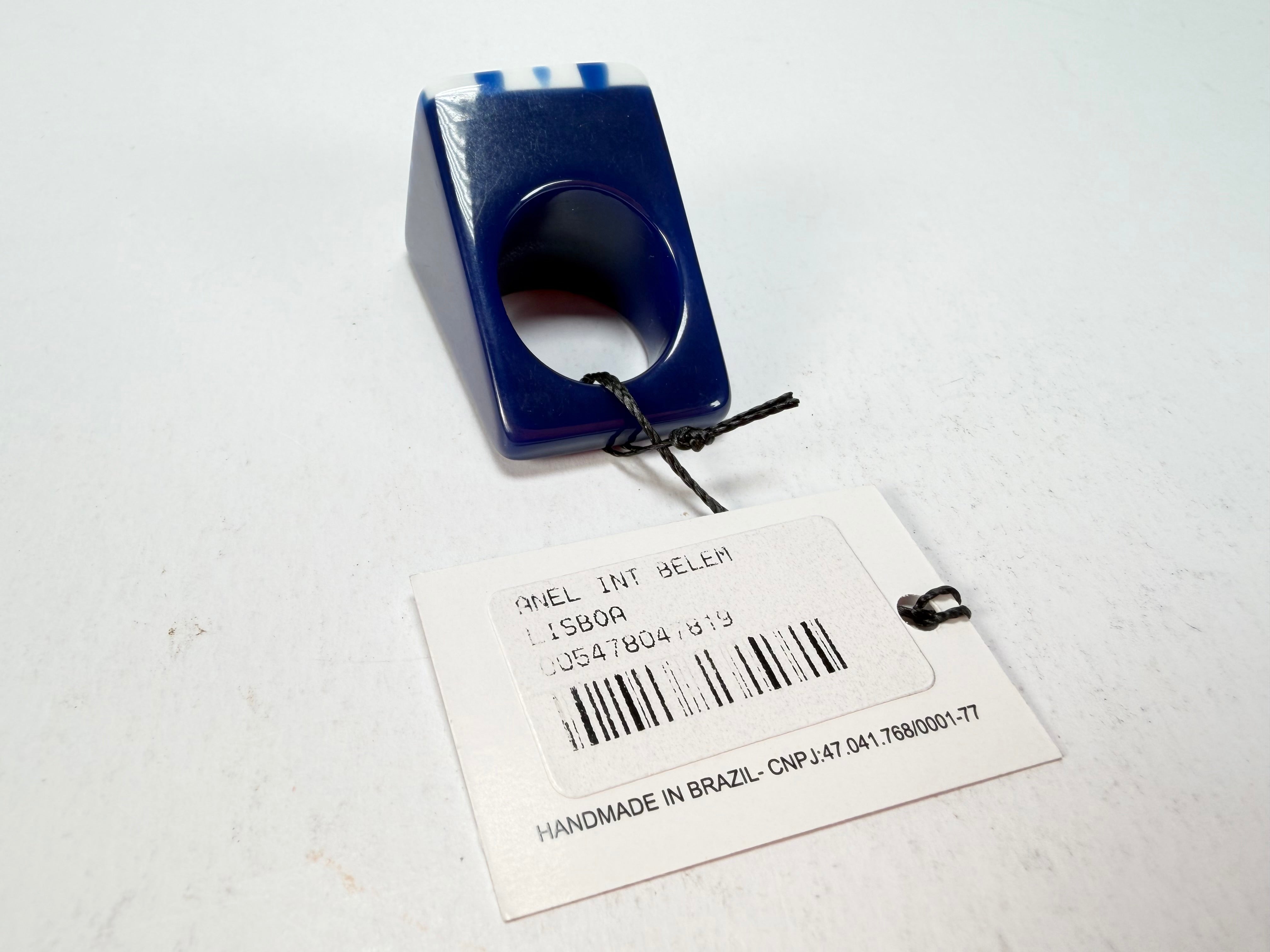 Sobral - Lisboa "Belém" Resin Ring ( 005478 ) - Size UK R / US 9