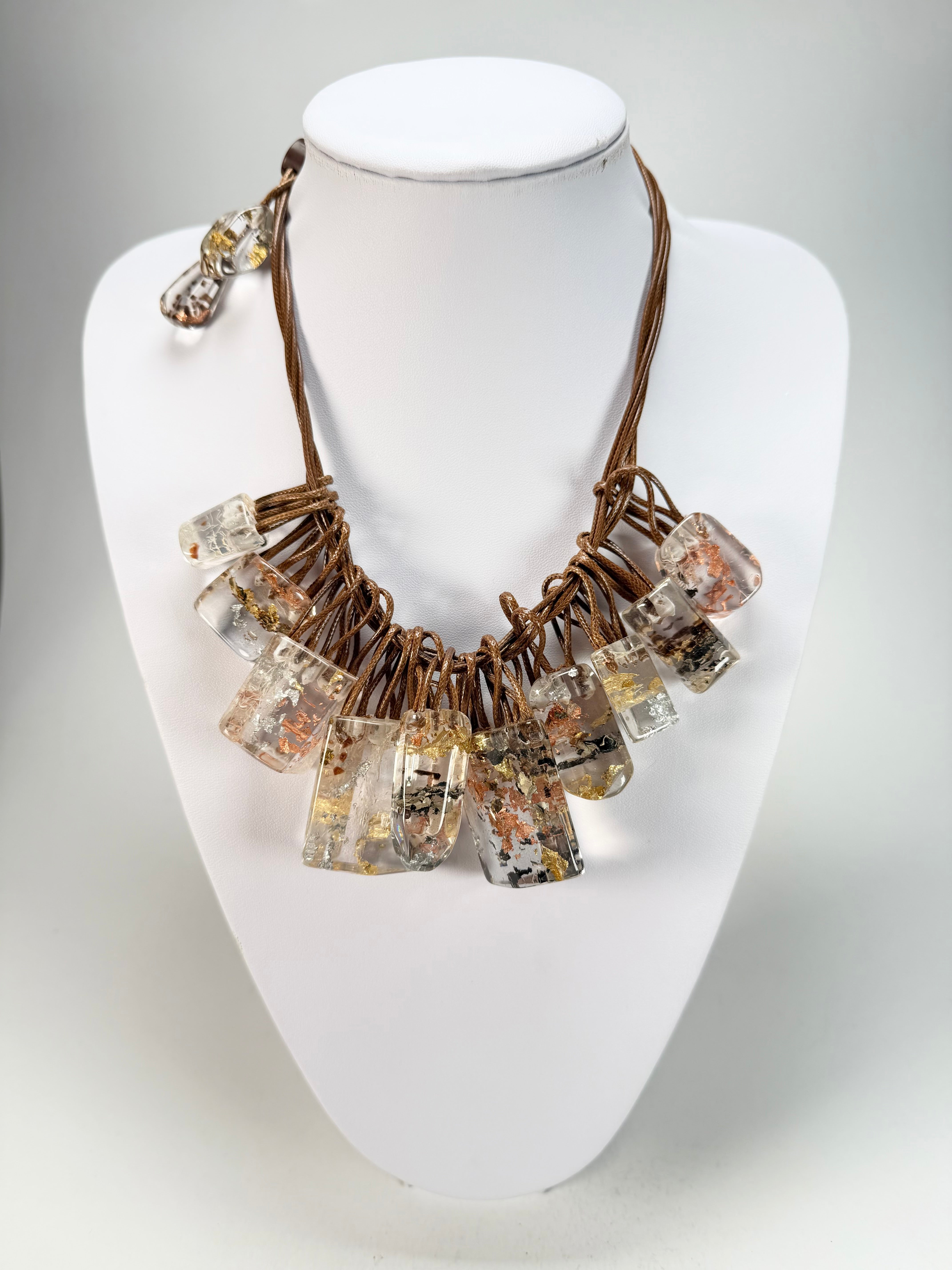 Sobral - Minas Gerais "Diamantina" Resin Necklace ( 005405 )