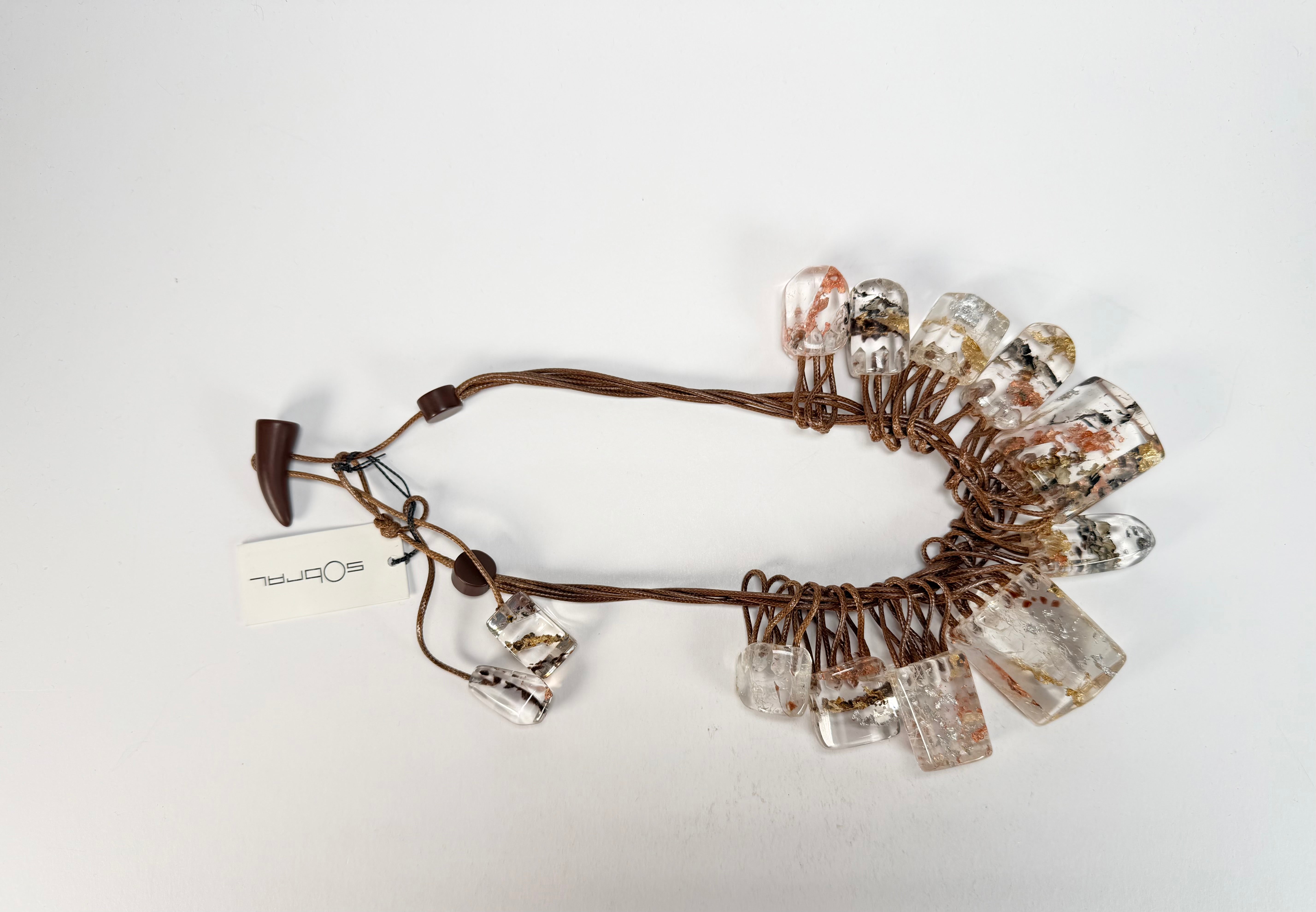 Sobral - Minas Gerais "Diamantina" Resin Necklace ( 005405 )