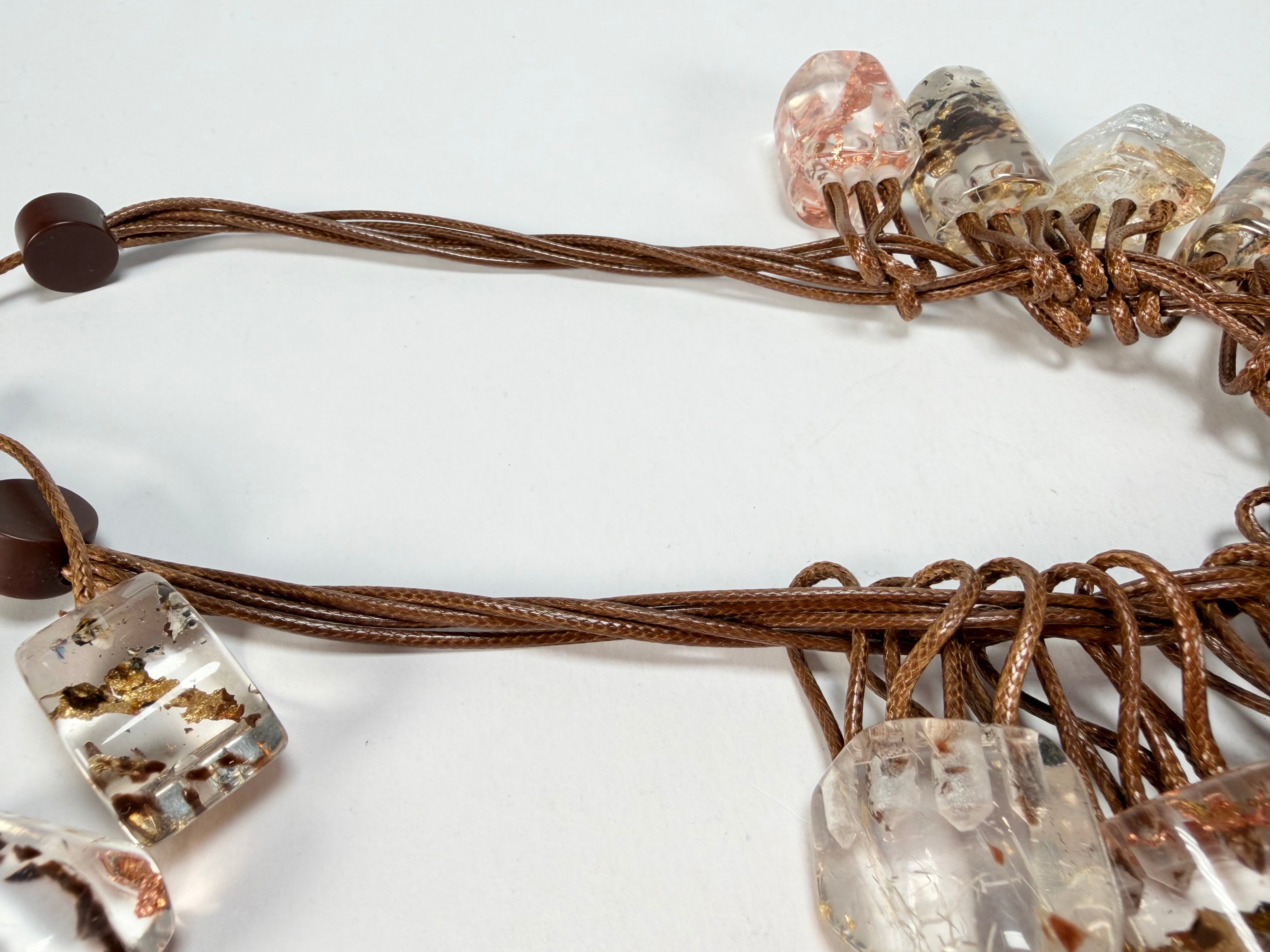 Sobral - Minas Gerais "Diamantina" Resin Necklace ( 005405 )