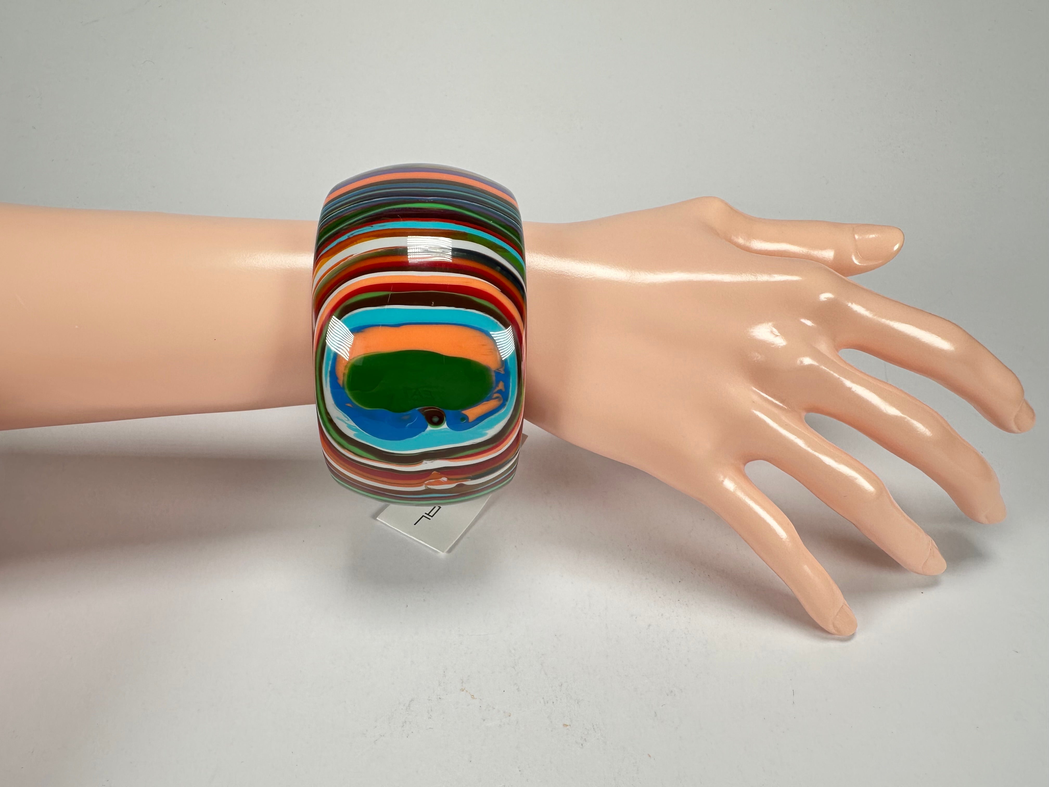 Sobral - Pop Art "PB 50" Solid Resin Bangle ( 000932 )