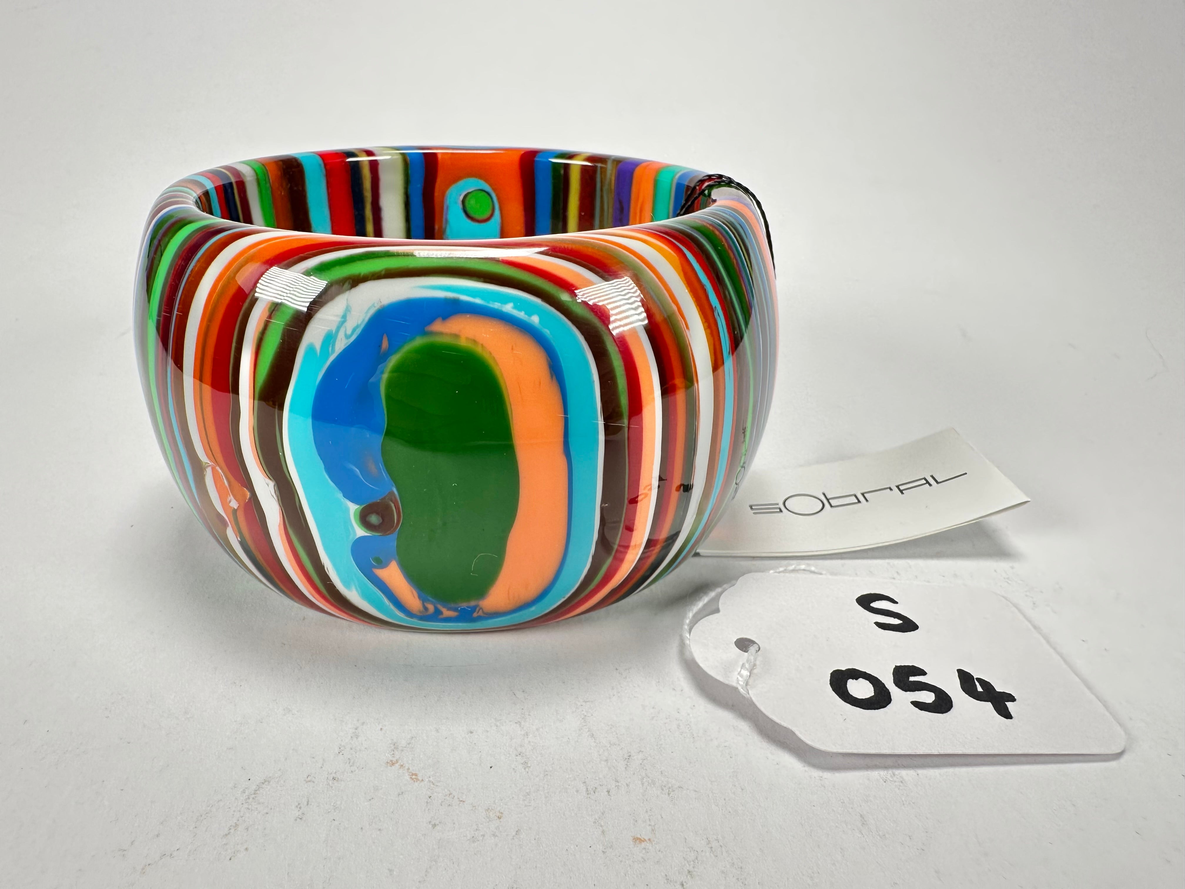 Sobral - Pop Art "PB 50" Solid Resin Bangle ( 000932 )
