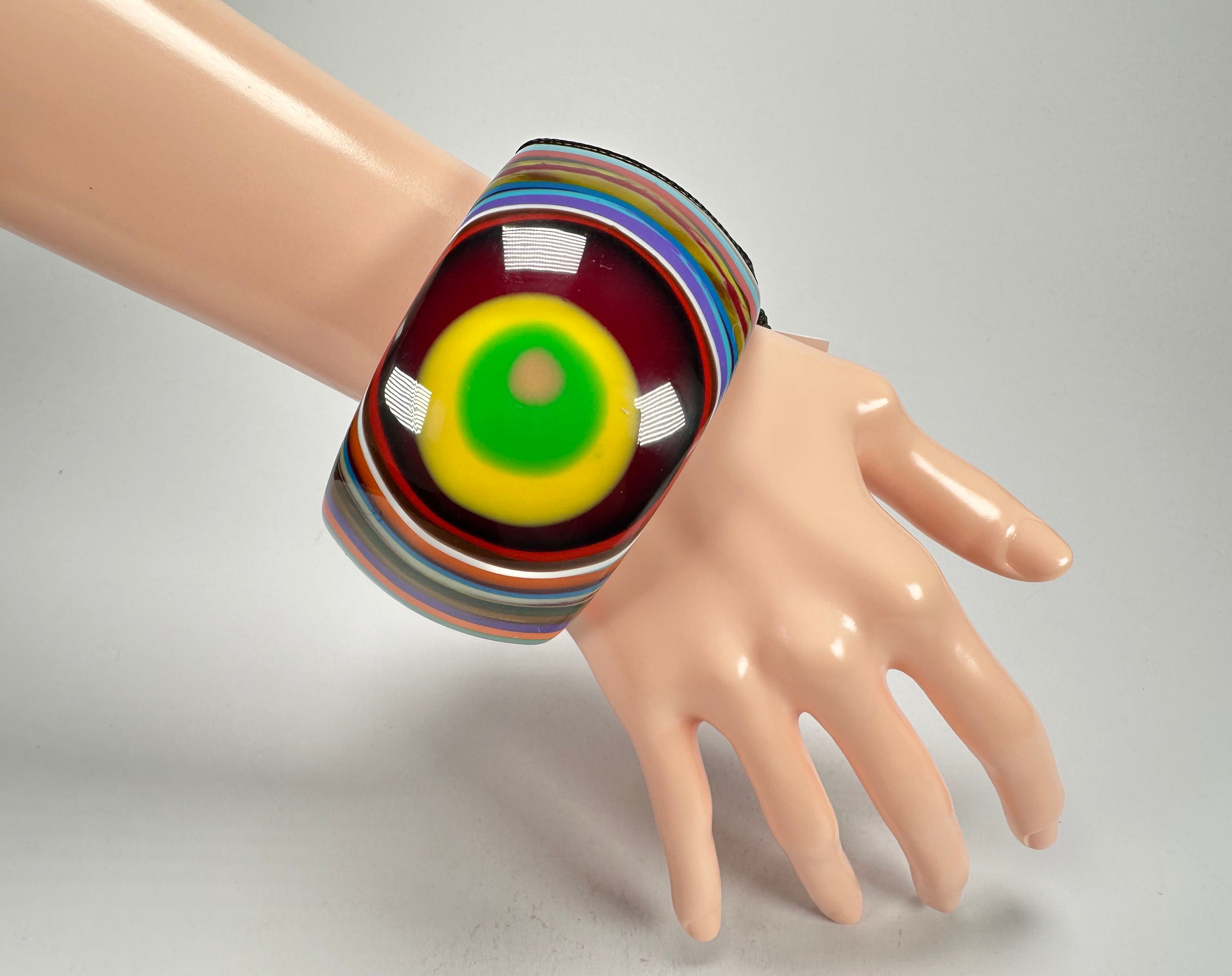 Sobral - Pop Art "PB 50" Solid Resin Bangle ( 000932 )