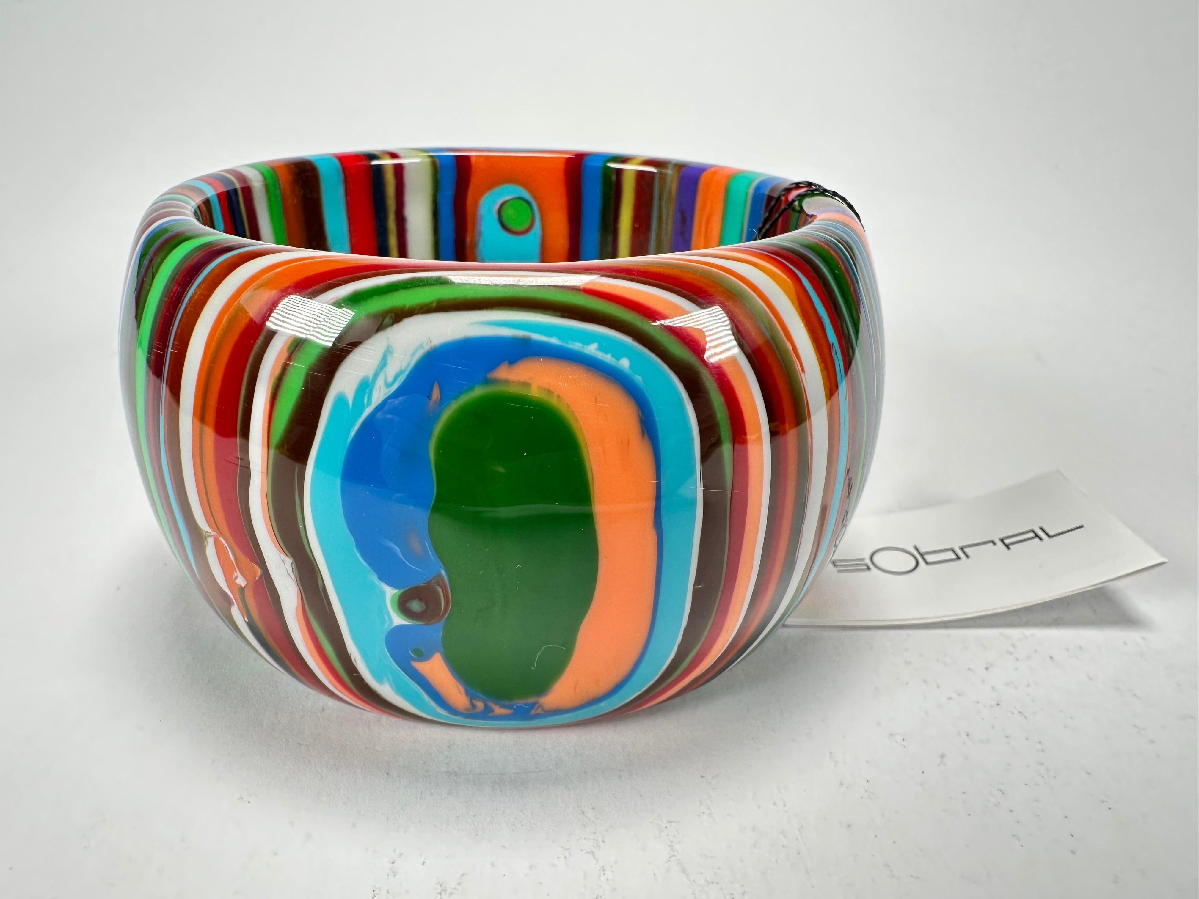 Sobral - Pop Art "PB 50" Solid Resin Bangle ( 000932 )