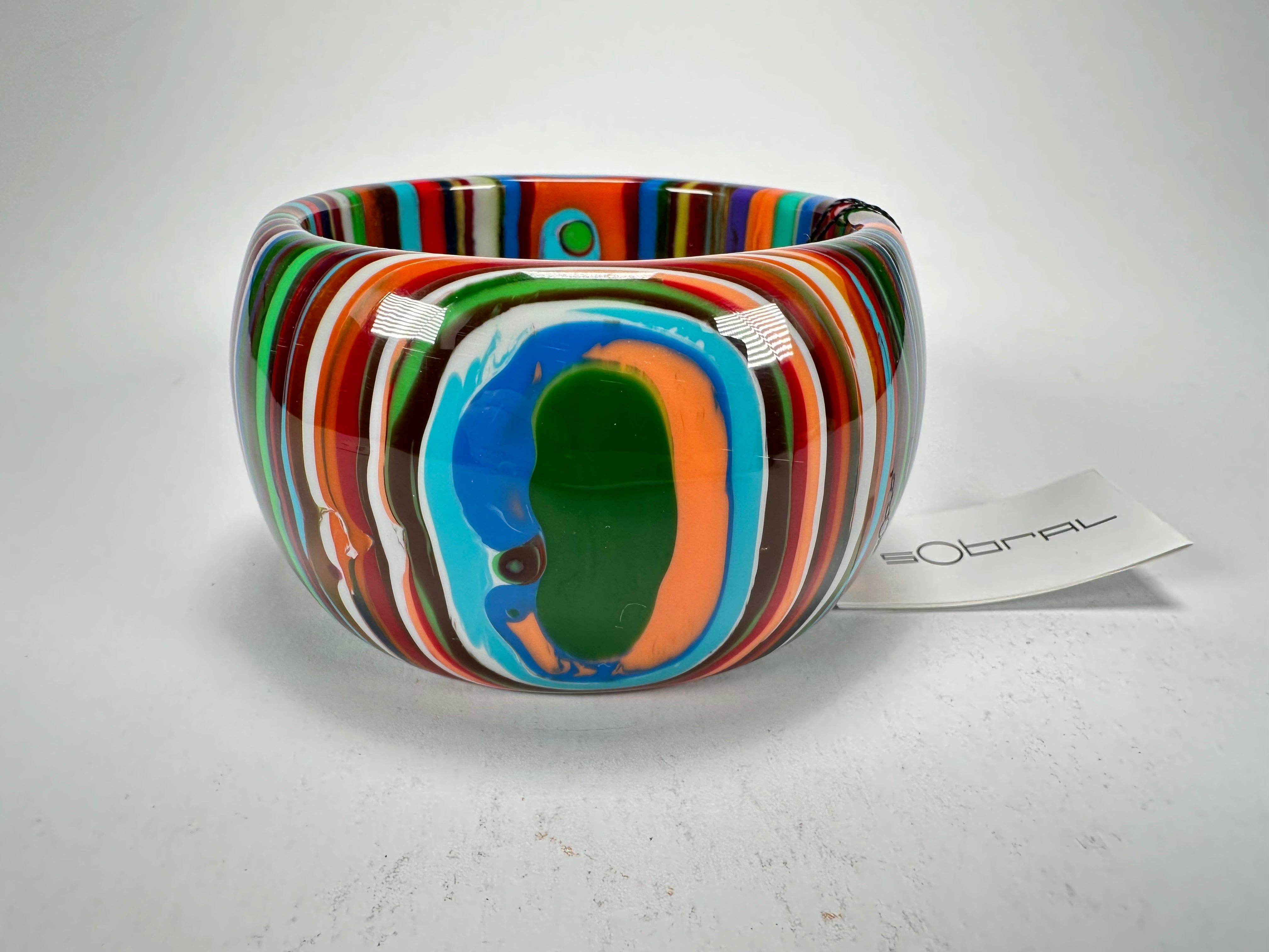 Sobral - Pop Art "PB 50" Solid Resin Bangle ( 000932 )
