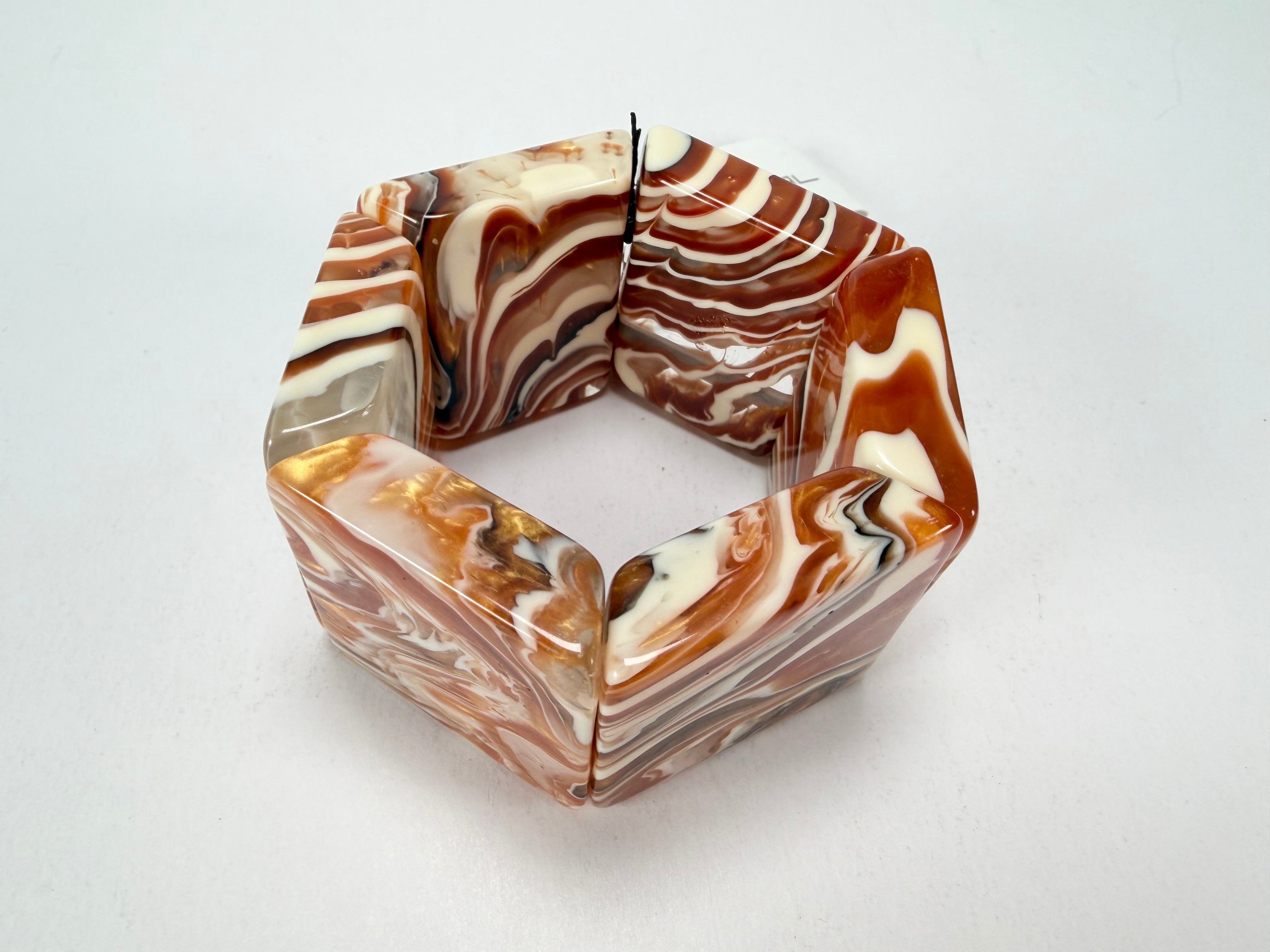 Sobral - Carmelo "Mery" Onda Creme Resin Bracelet ( 004575 )