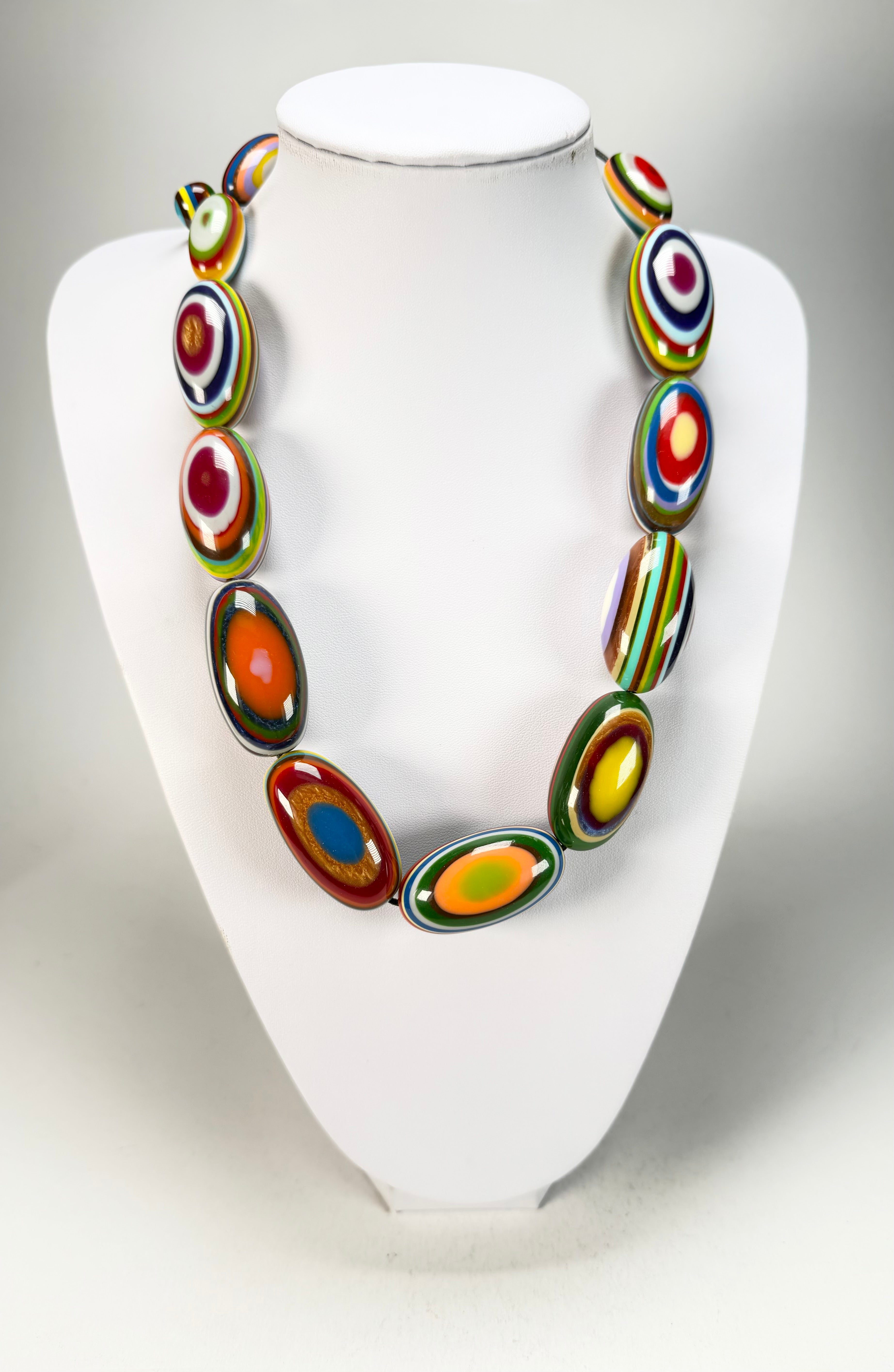 Sobral - Pop Art "Andy" Resin Necklace ( 005465 )