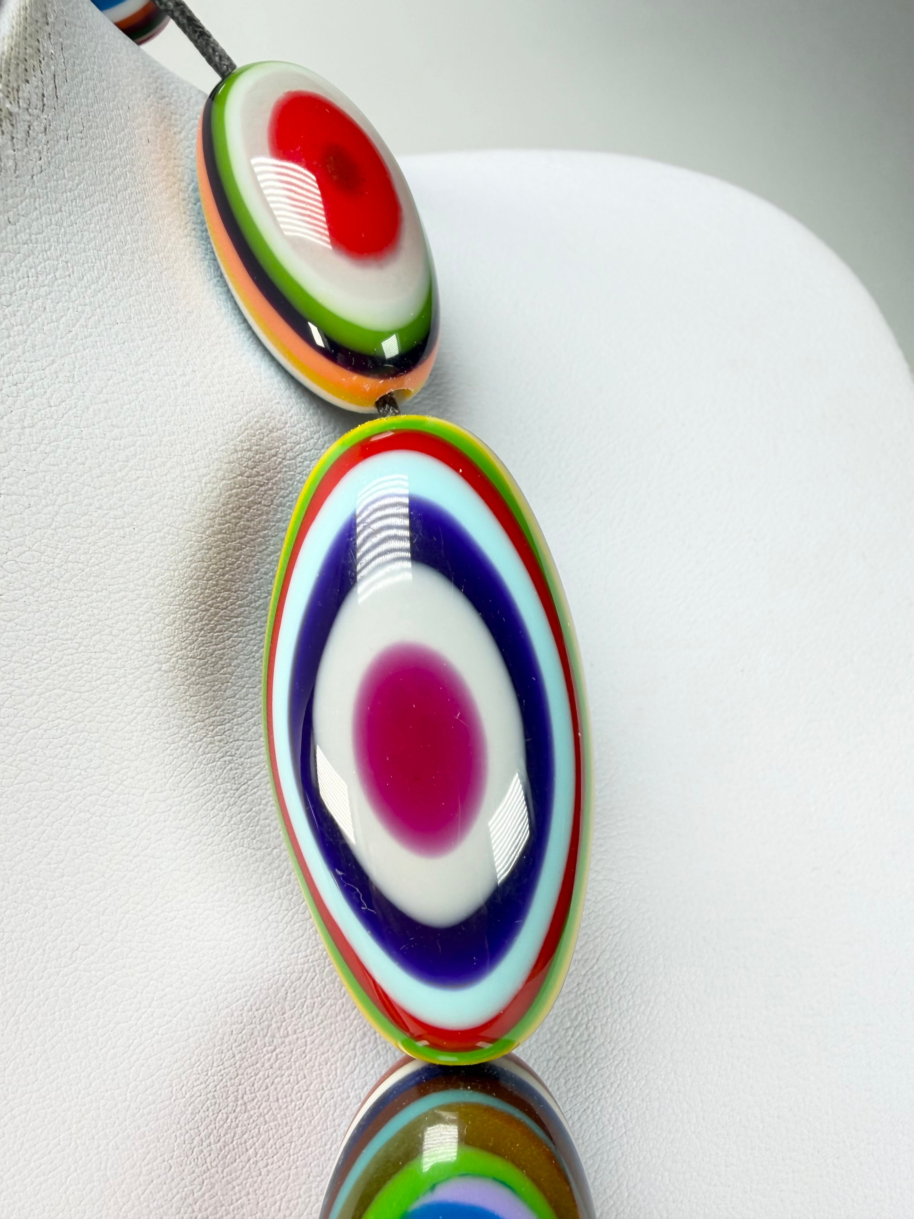 Sobral - Pop Art "Andy" Resin Necklace ( 005465 )
