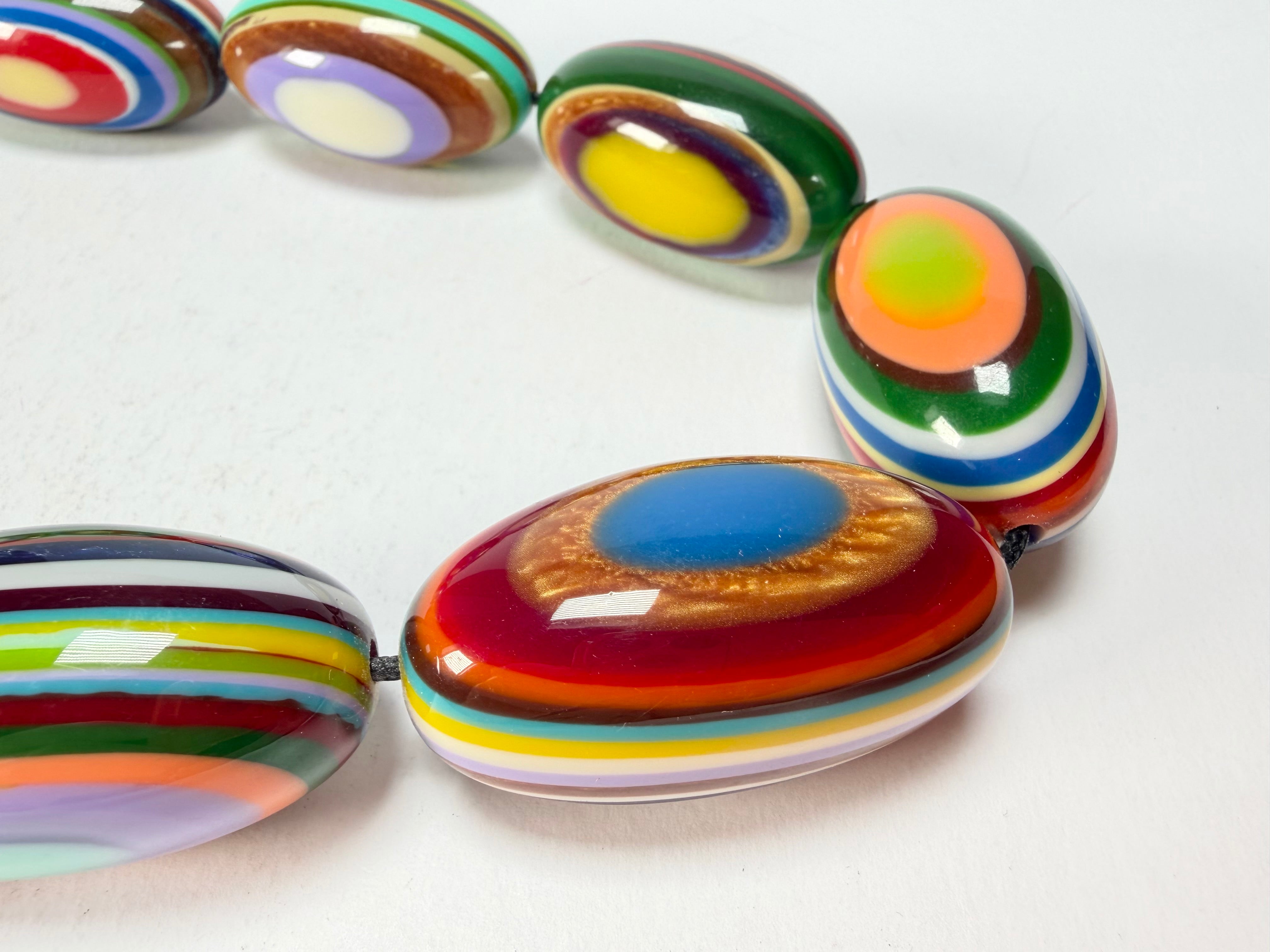 Sobral - Pop Art "Andy" Resin Necklace ( 005465 )