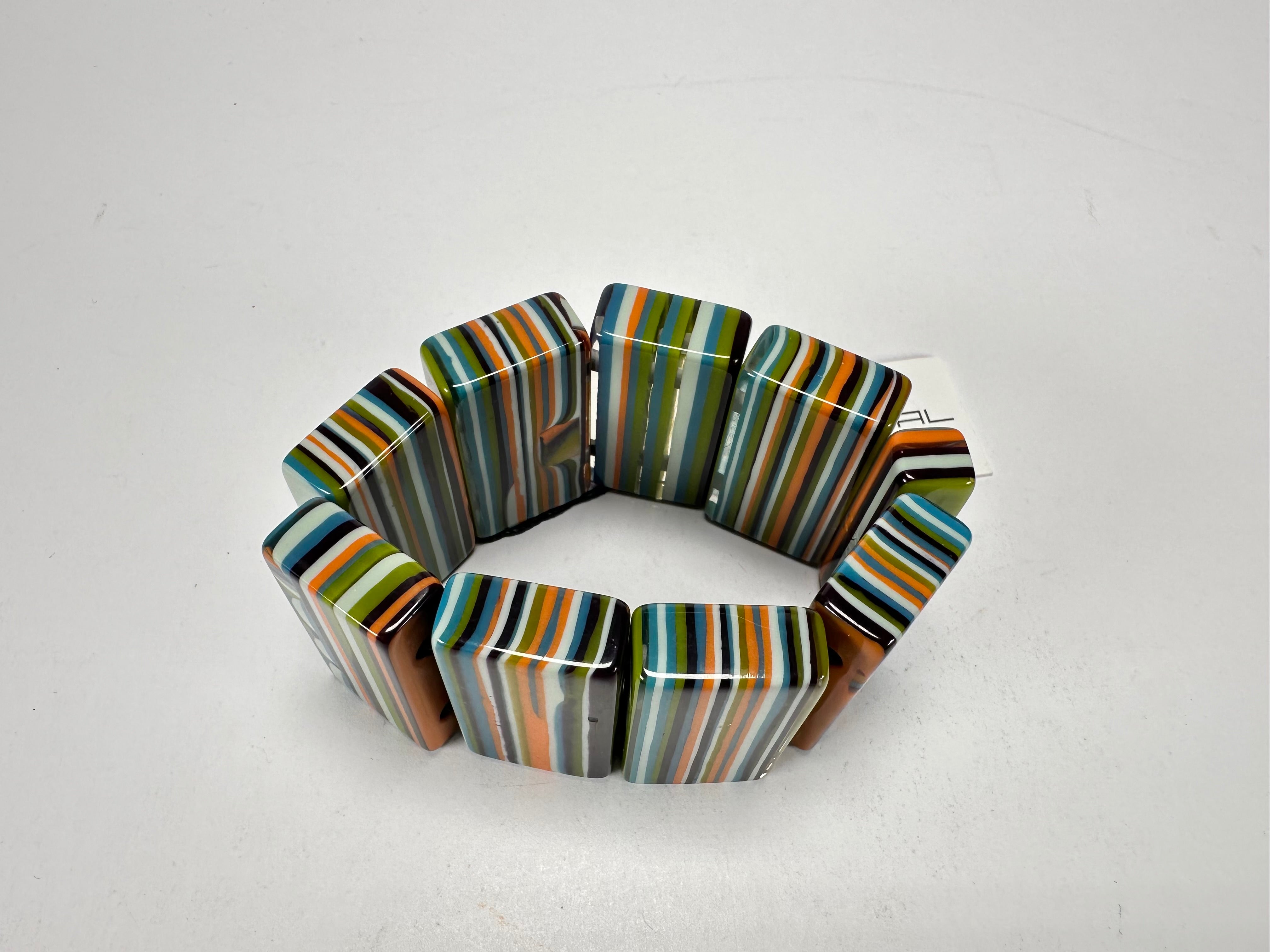 Sobral - Pop Art "8 pçs 1/2" Elasticated Resin Bracelet ( 000376 )