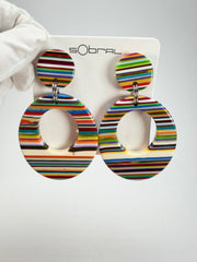 Sobral - Pop Art "Gizelle" Resin Earrings ( 000121 )