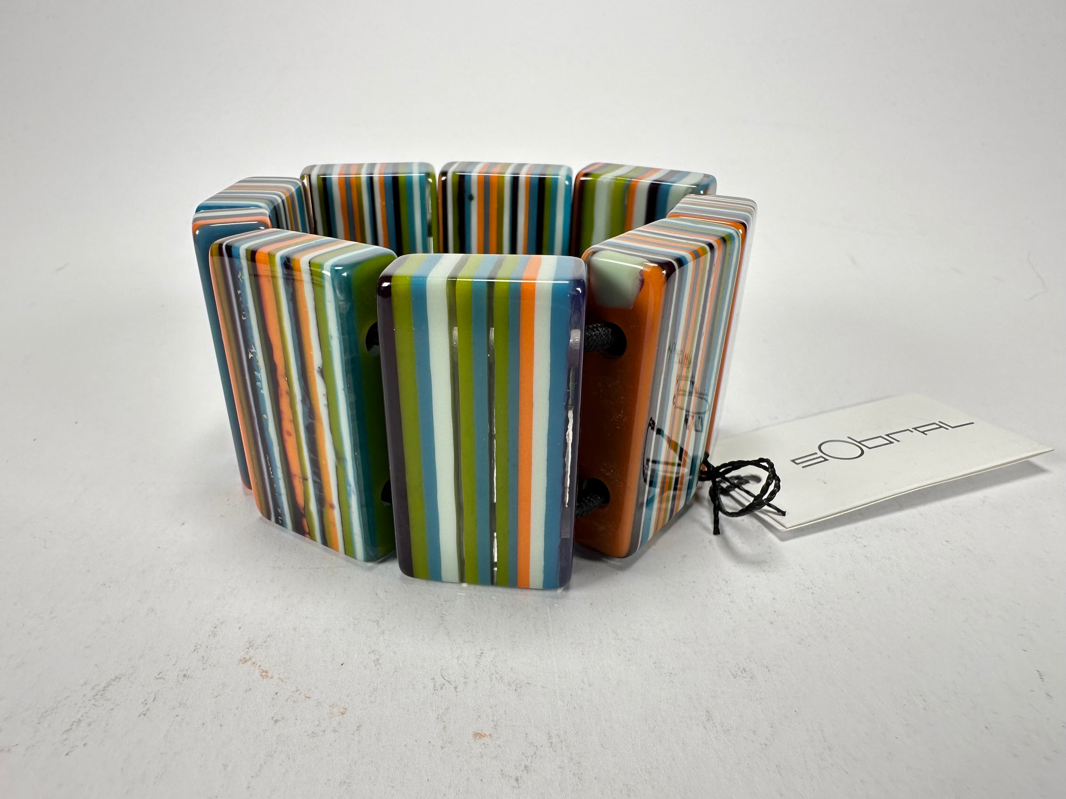 Sobral - Pop Art "8 pçs 1/2" Elasticated Resin Bracelet ( 000376 )