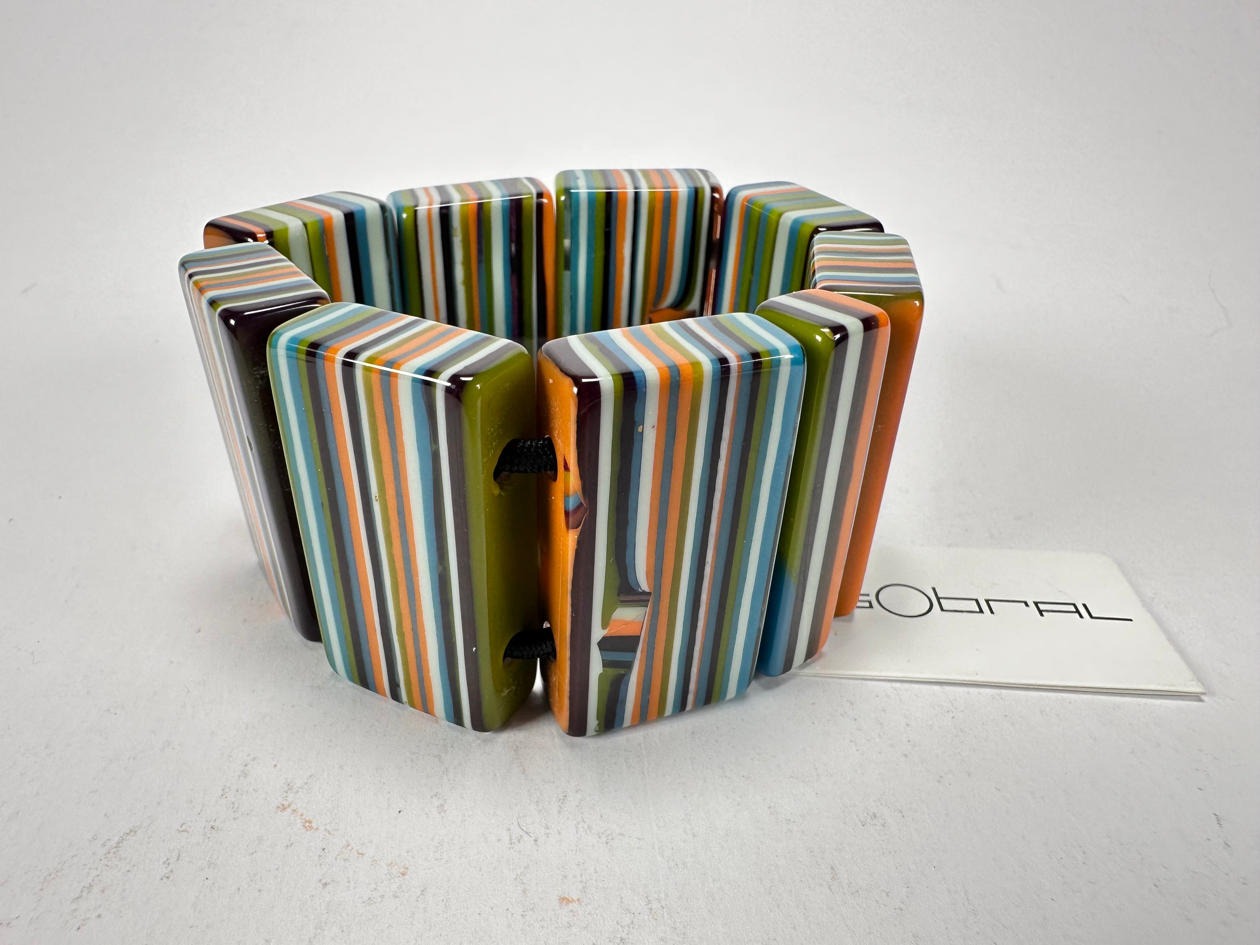 Sobral - Pop Art "8 pçs 1/2" Elasticated Resin Bracelet ( 000376 )