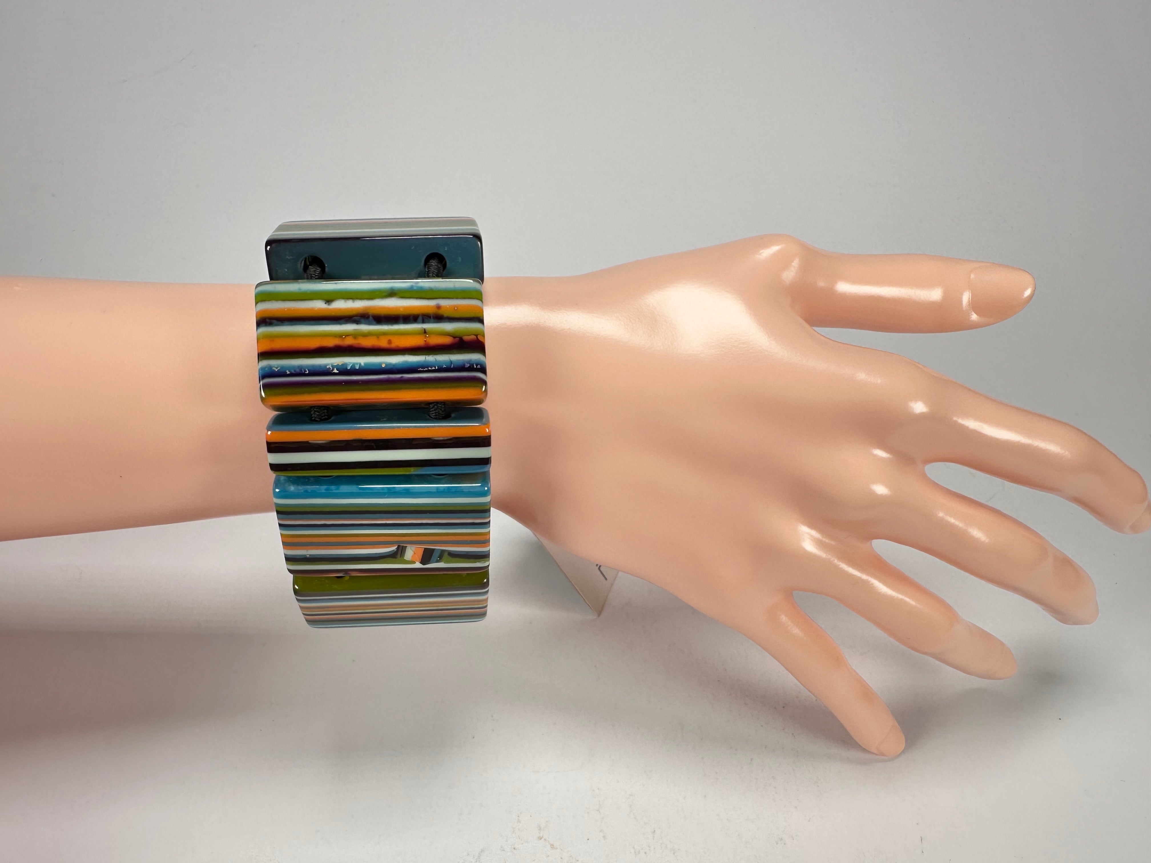 Sobral - Pop Art "8 pçs 1/2" Elasticated Resin Bracelet ( 000376 )