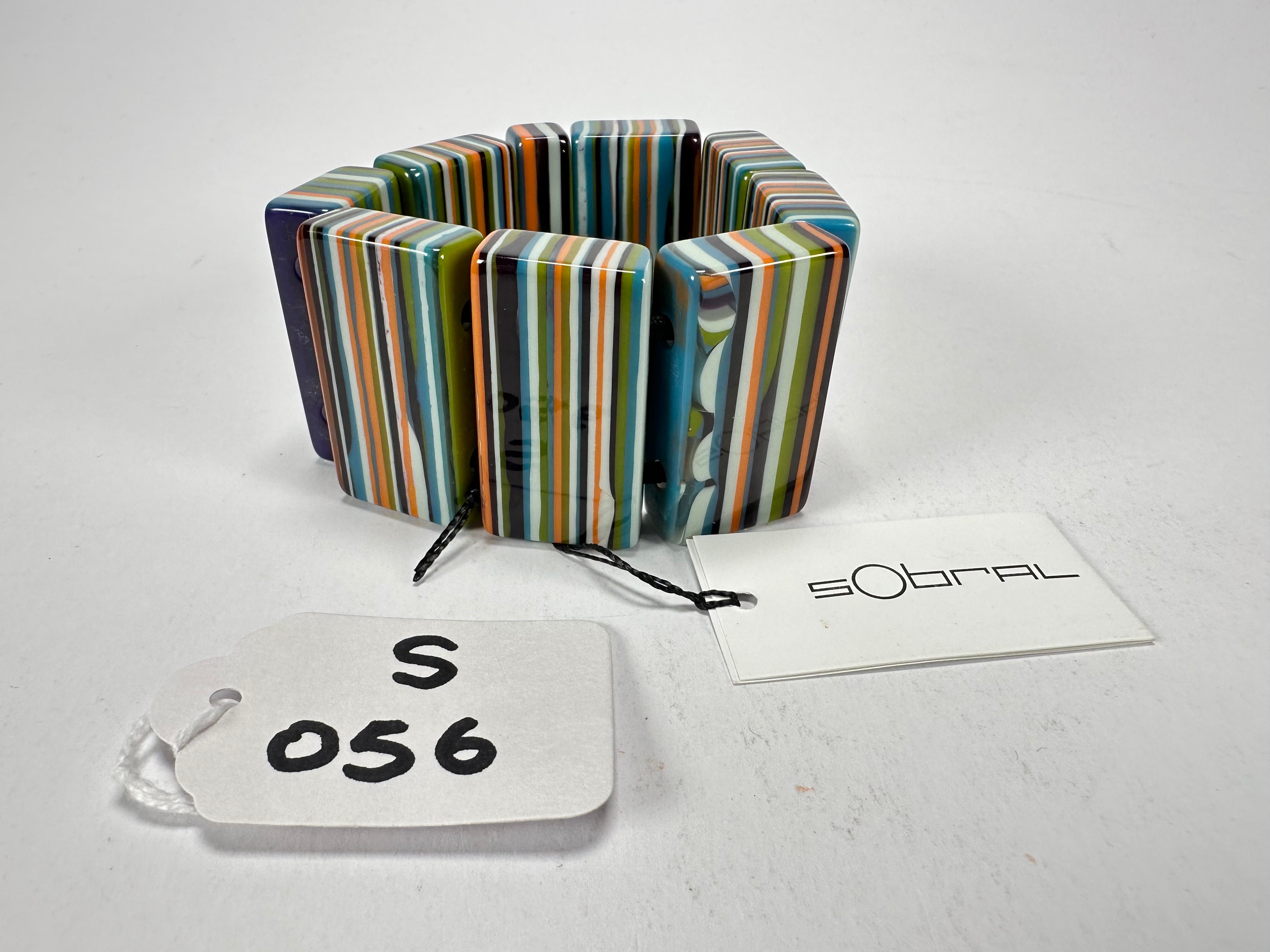 Sobral - Pop Art "8 pçs 1/2" Elasticated Resin Bracelet ( 000376 )
