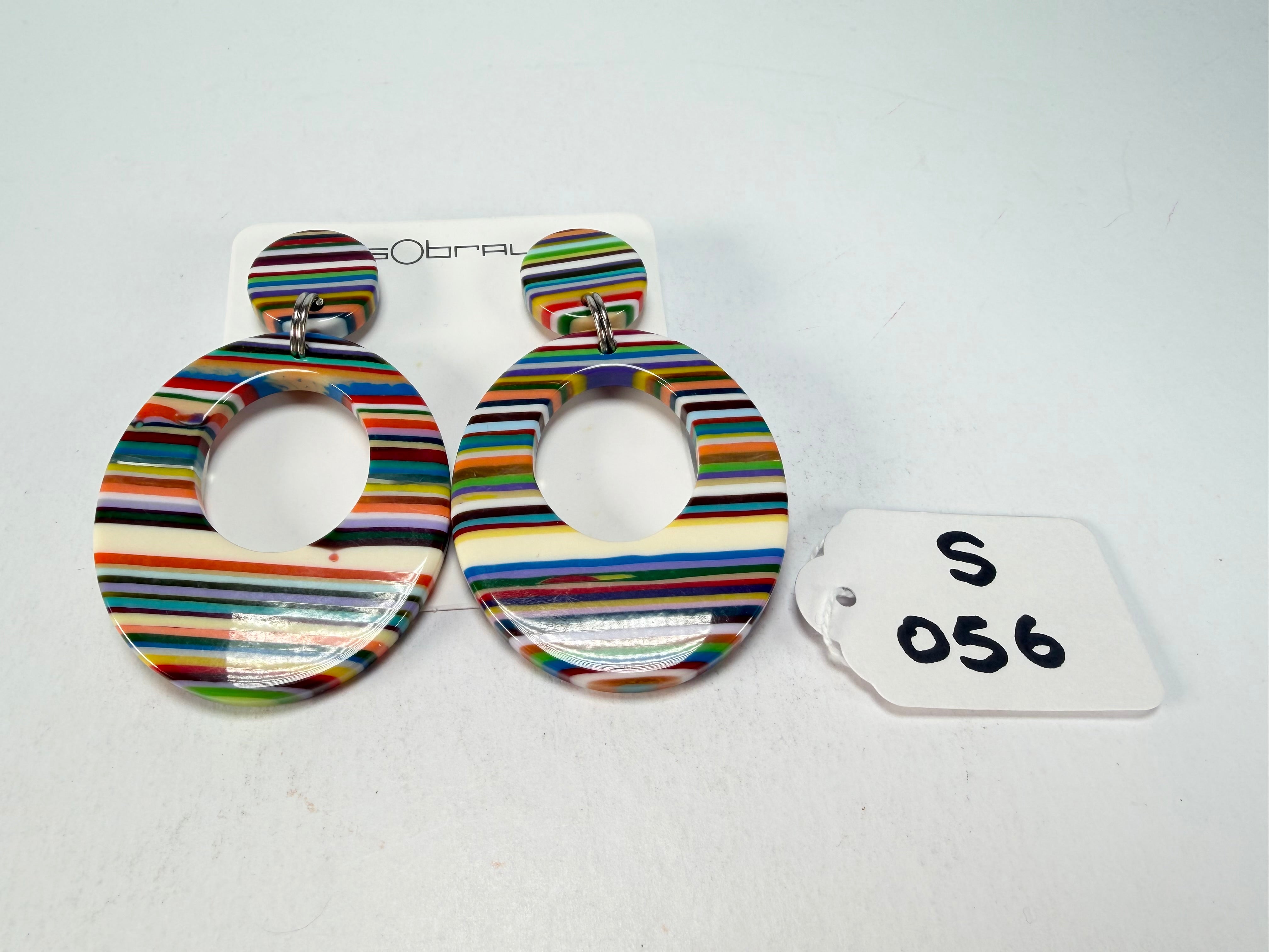 Sobral - Pop Art "Gizelle" Resin Earrings ( 000121 )