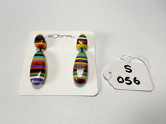 Sobral - Pop Art "Caillou" Resin Earrings ( 005427 )
